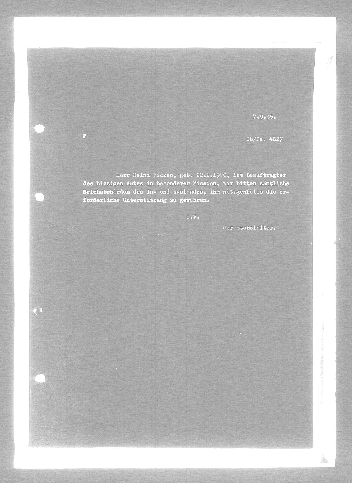 Documents Section, AV/RA-RAFA-2200/V/L0091: Amerikansk mikrofilm "Captured German Documents".
Box No. 953.  FKA jnr. 59/1955., 1935-1942, p. 211