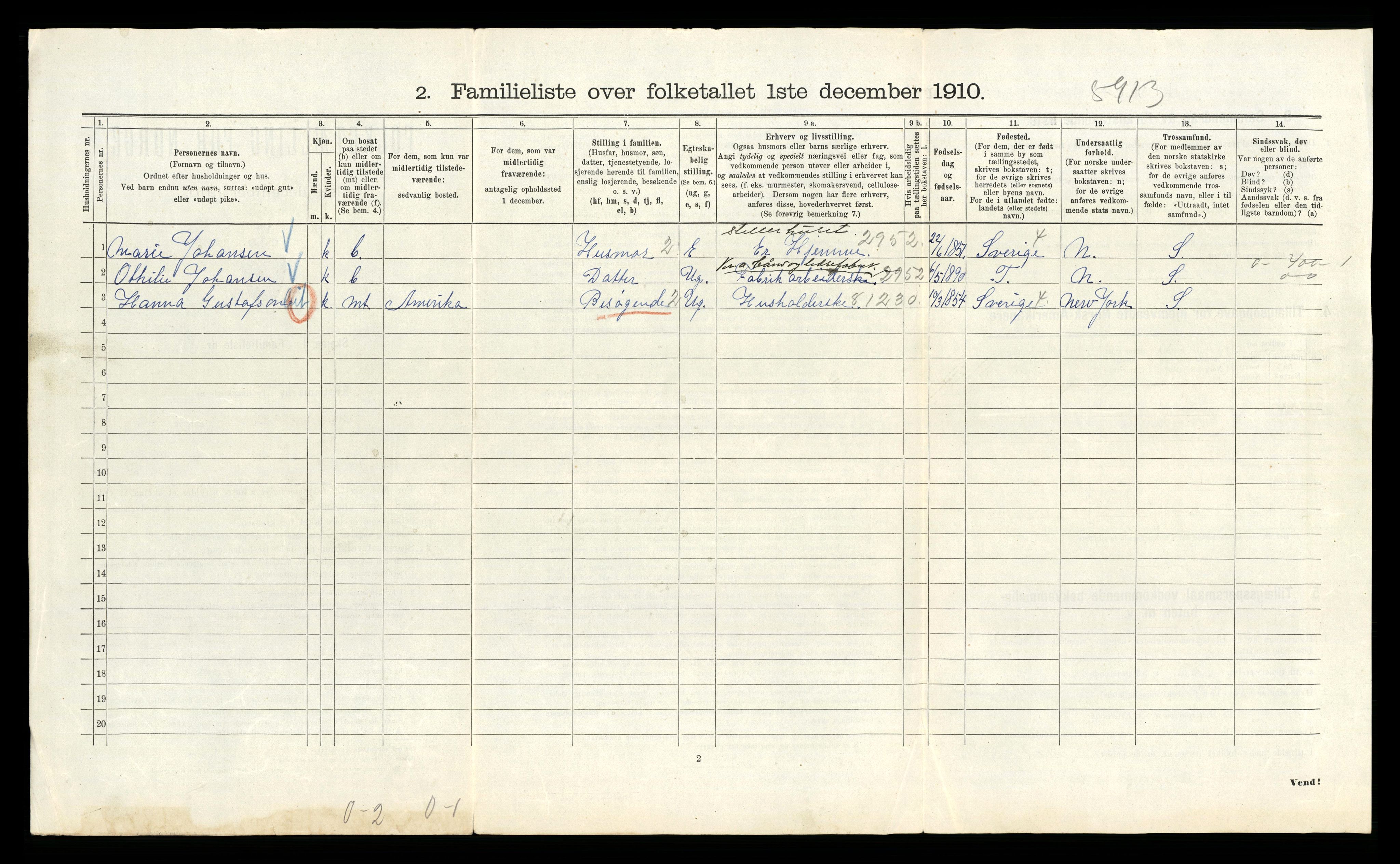 RA, 1910 census for Kristiania, 1910, p. 47766