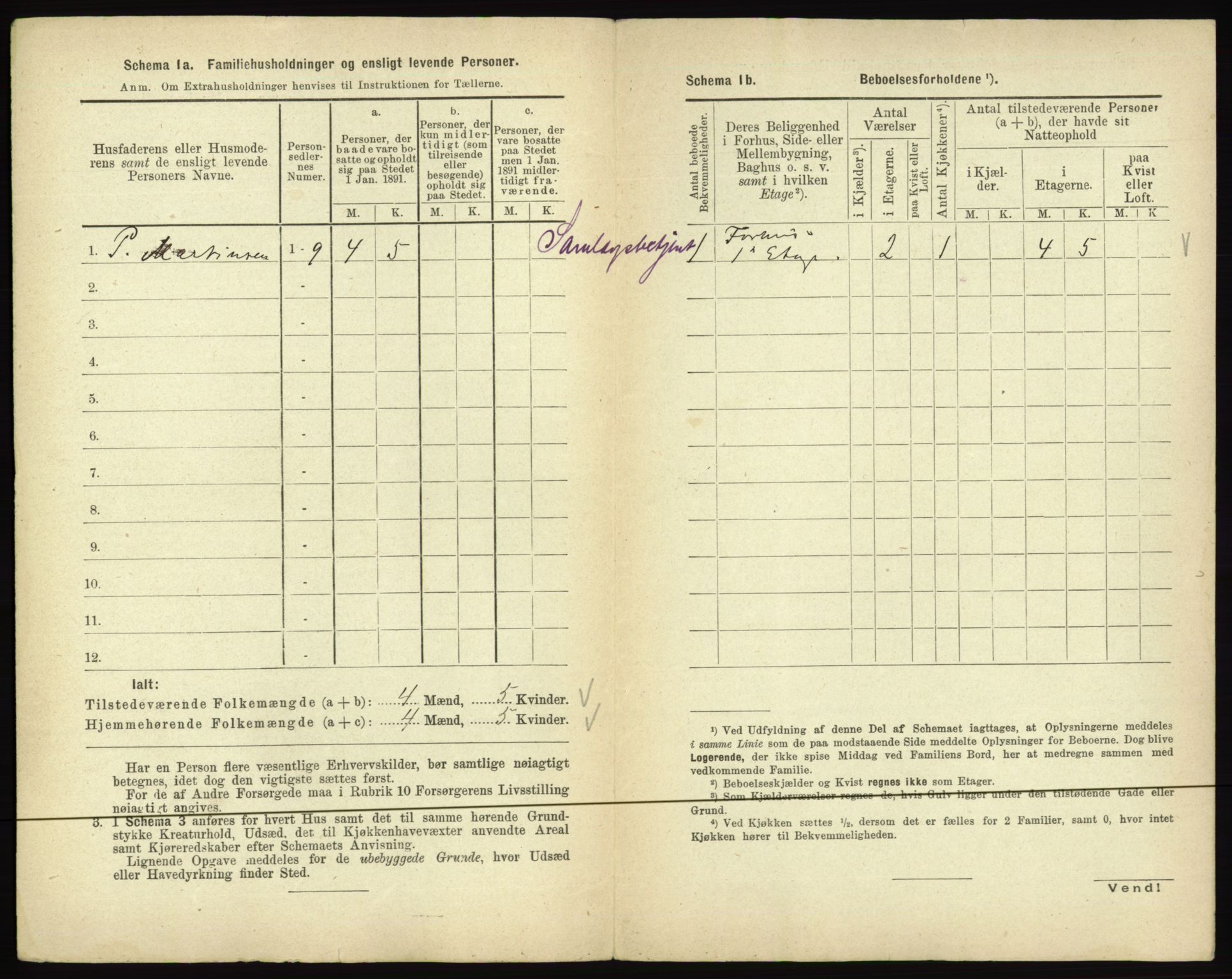 RA, 1891 census for 0502 Gjøvik, 1891, p. 73