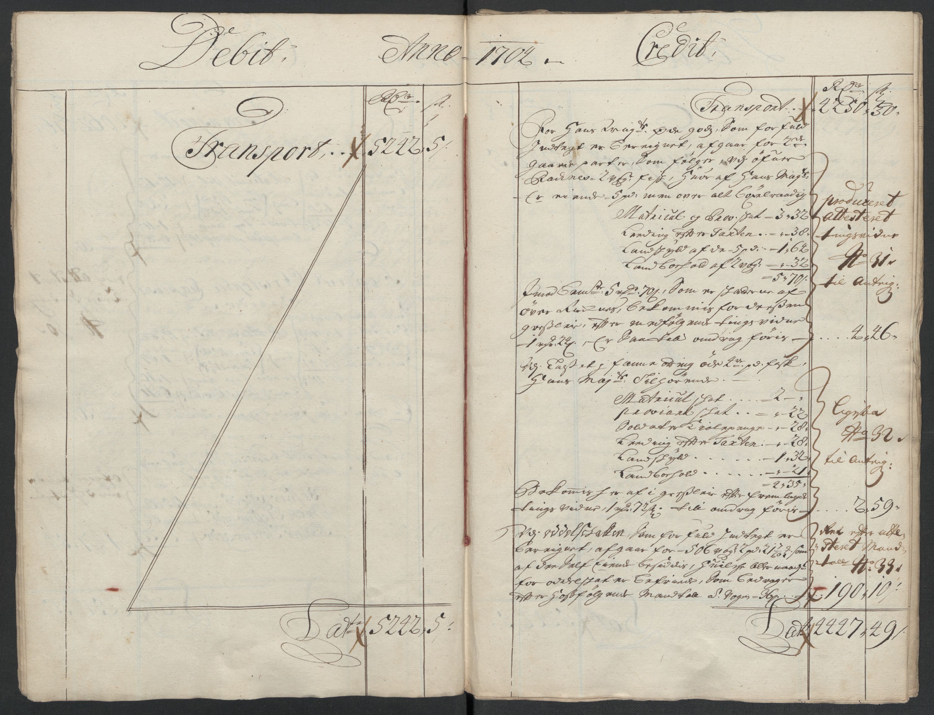 Rentekammeret inntil 1814, Reviderte regnskaper, Fogderegnskap, AV/RA-EA-4092/R55/L3656: Fogderegnskap Romsdal, 1703-1705, p. 160