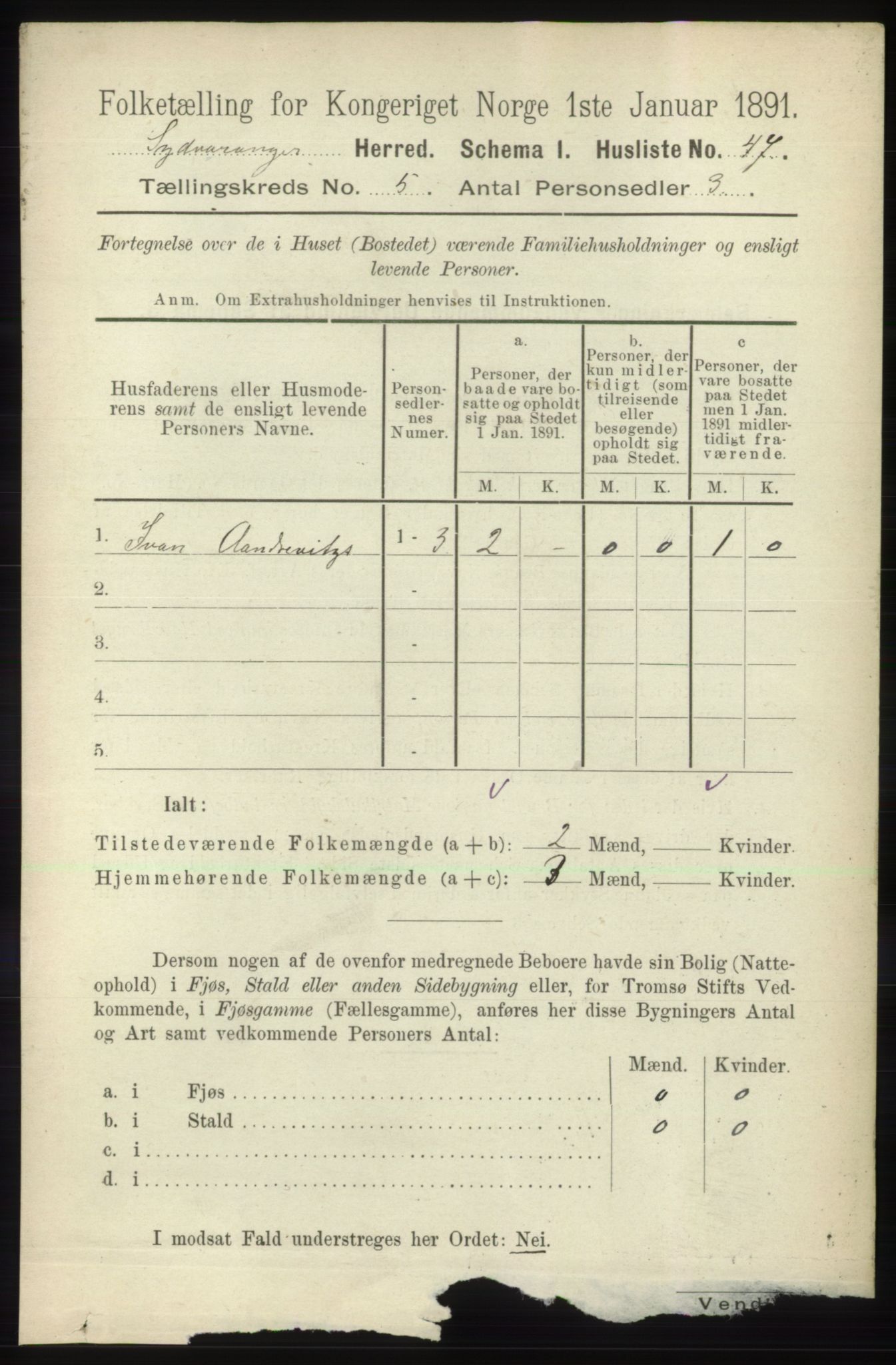 RA, 1891 census for 2030 Sør-Varanger, 1891, p. 1566