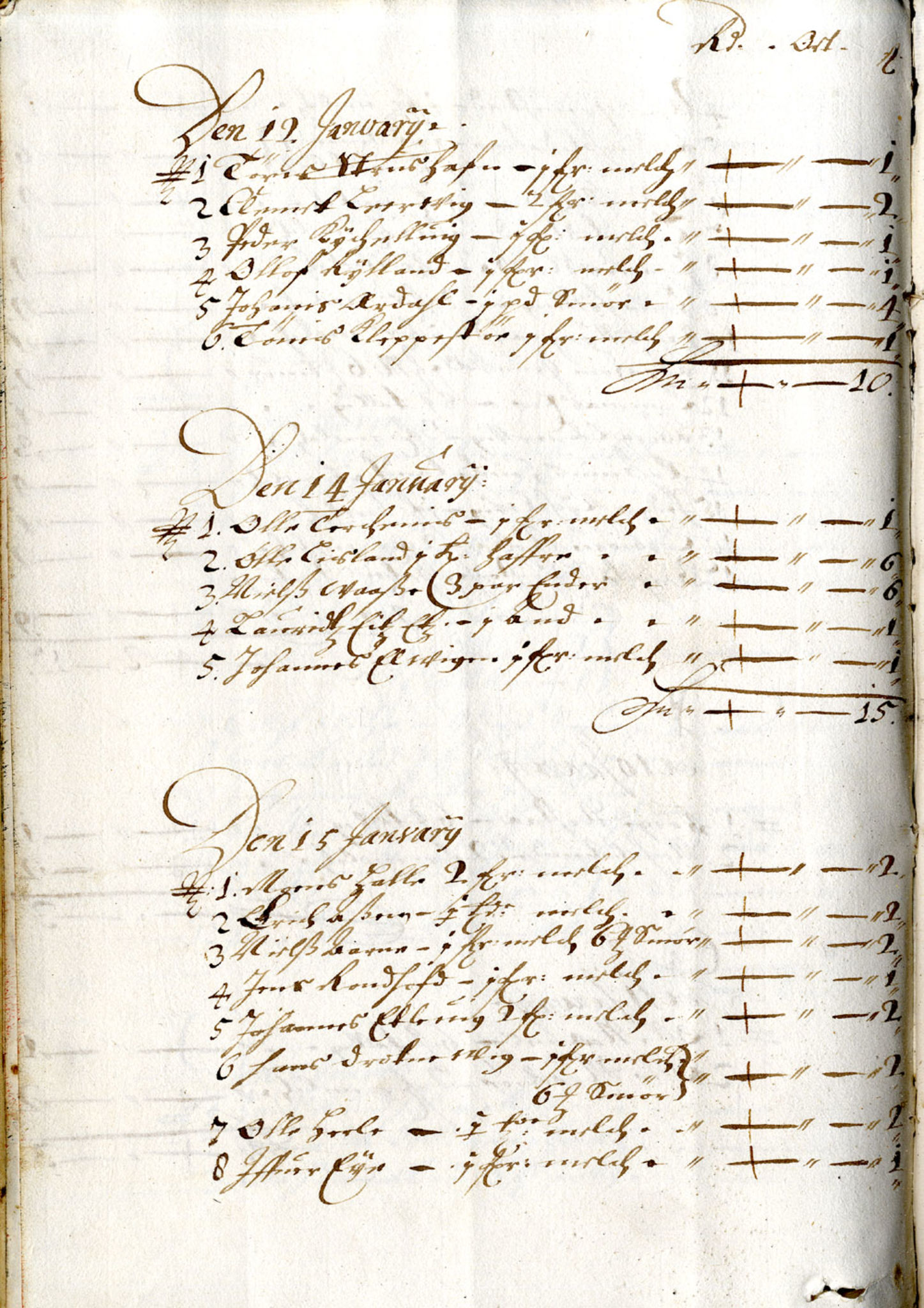 Rentekammeret inntil 1814, Reviderte regnskaper, Byregnskaper, AV/RA-EA-4066/R/Rp/L0469: [P93] Konsumpsjonsregnskap, 1681, p. 3b