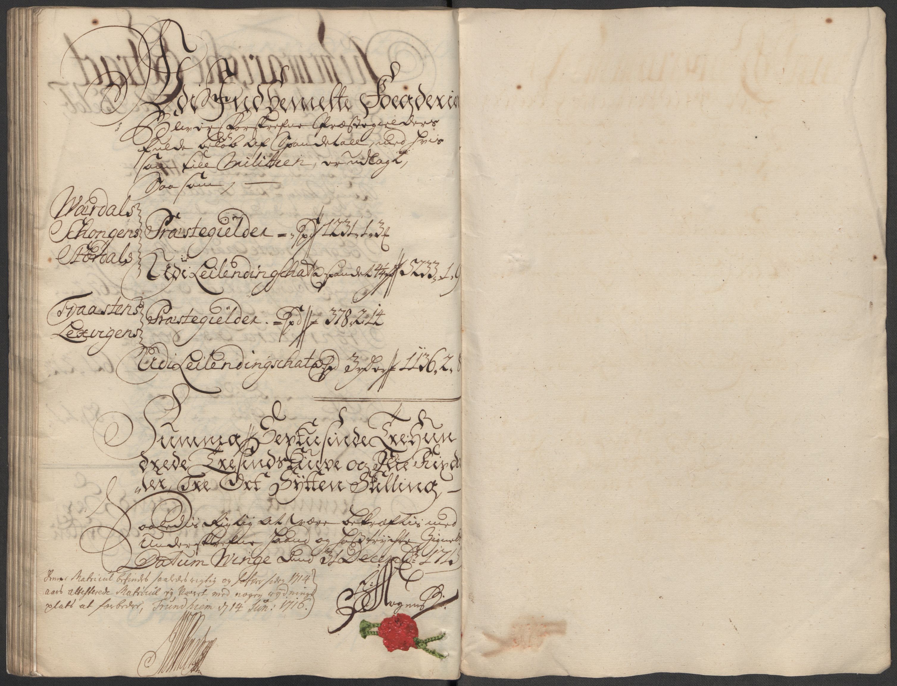 Rentekammeret inntil 1814, Reviderte regnskaper, Fogderegnskap, AV/RA-EA-4092/R62/L4205: Fogderegnskap Stjørdal og Verdal, 1715, p. 79