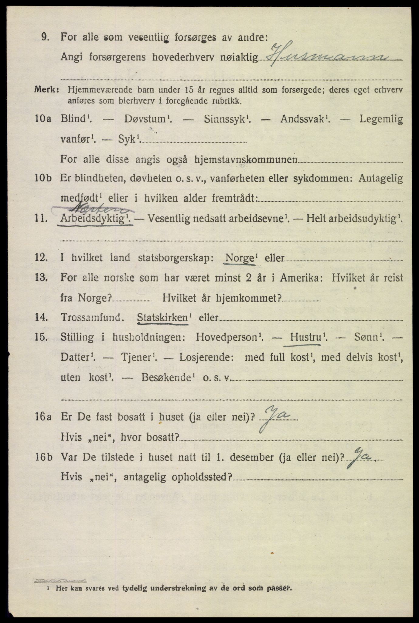 SAH, 1920 census for Nord-Fron, 1920, p. 7949