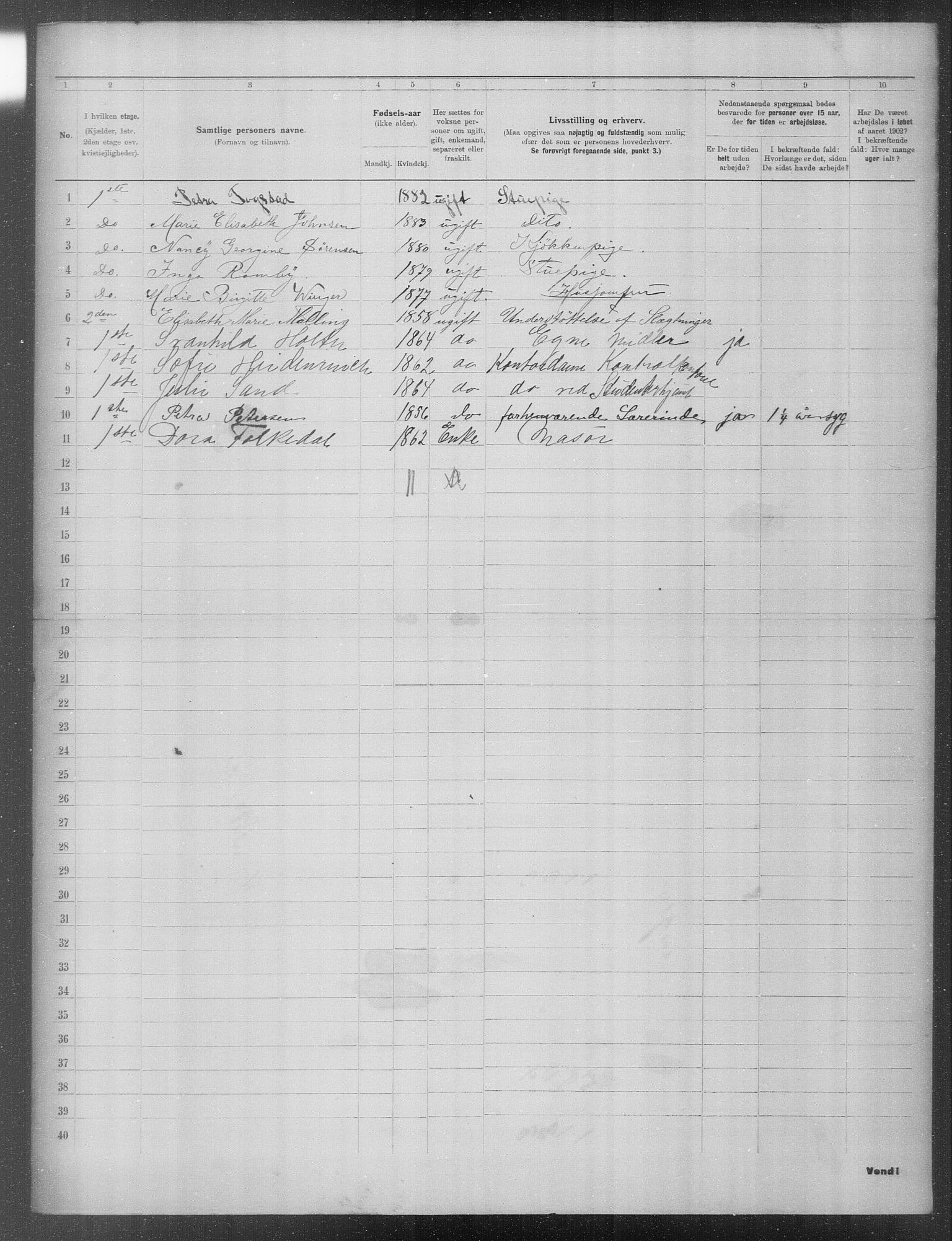 OBA, Municipal Census 1902 for Kristiania, 1902, p. 22243