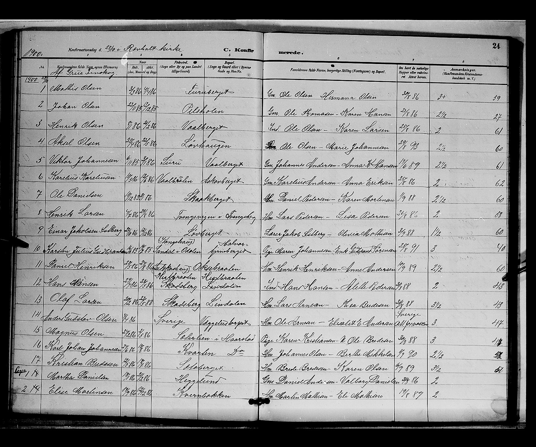 Grue prestekontor, SAH/PREST-036/H/Ha/Hab/L0004: Parish register (copy) no. 4, 1895-1901, p. 24