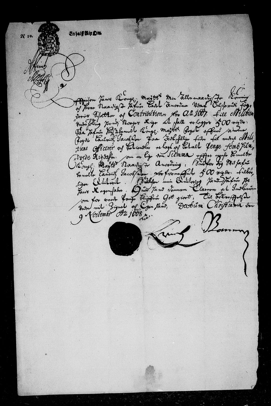 Rentekammeret inntil 1814, Reviderte regnskaper, Stiftamtstueregnskaper, Landkommissariatet på Akershus og Akershus stiftamt, AV/RA-EA-5869/R/Rb/L0044: Akershus stiftamt, 1667