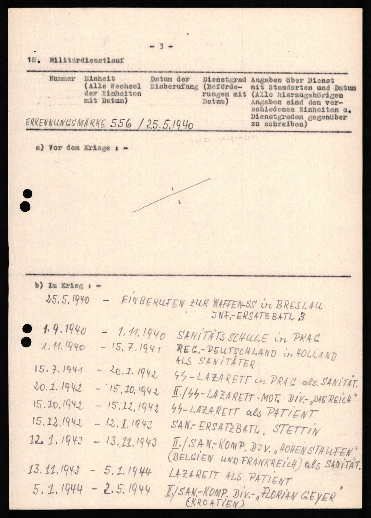 Forsvaret, Forsvarets overkommando II, AV/RA-RAFA-3915/D/Db/L0015: CI Questionaires. Tyske okkupasjonsstyrker i Norge. Tyskere., 1945-1946, p. 336