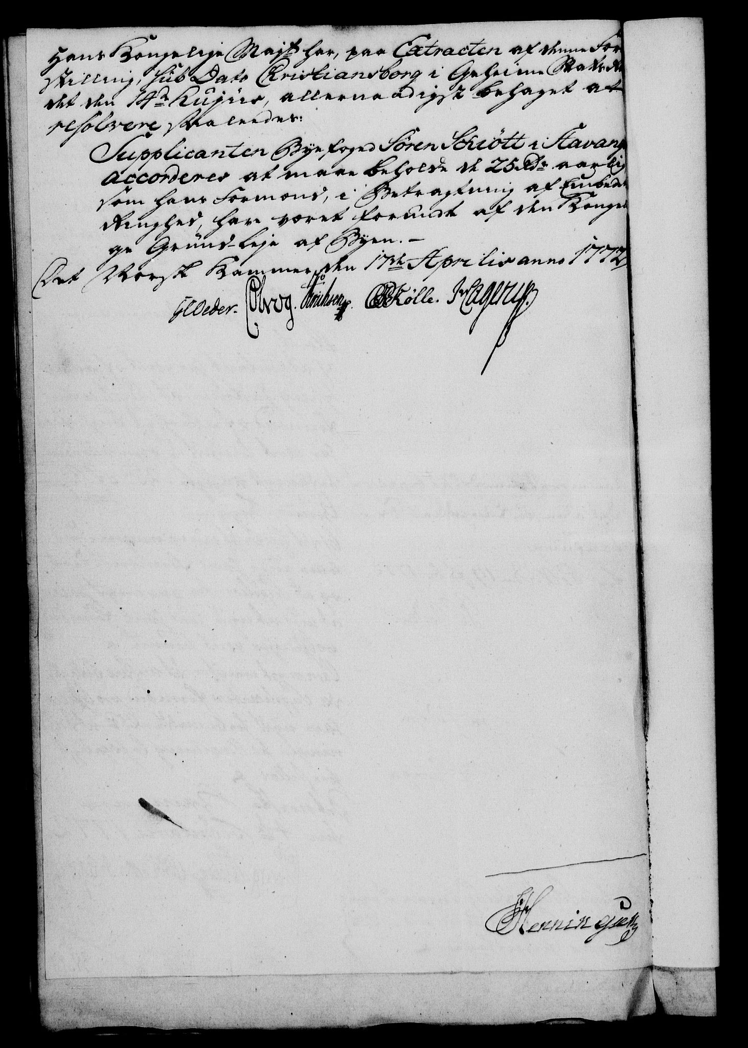 Rentekammeret, Kammerkanselliet, RA/EA-3111/G/Gf/Gfa/L0054: Norsk relasjons- og resolusjonsprotokoll (merket RK 52.54), 1771-1772, p. 358