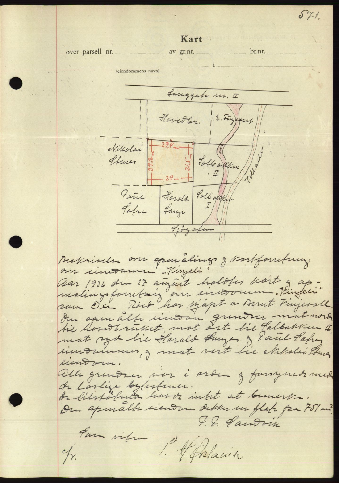 Søre Sunnmøre sorenskriveri, AV/SAT-A-4122/1/2/2C/L0061: Mortgage book no. 55, 1936-1936, Diary no: : 1681/1936