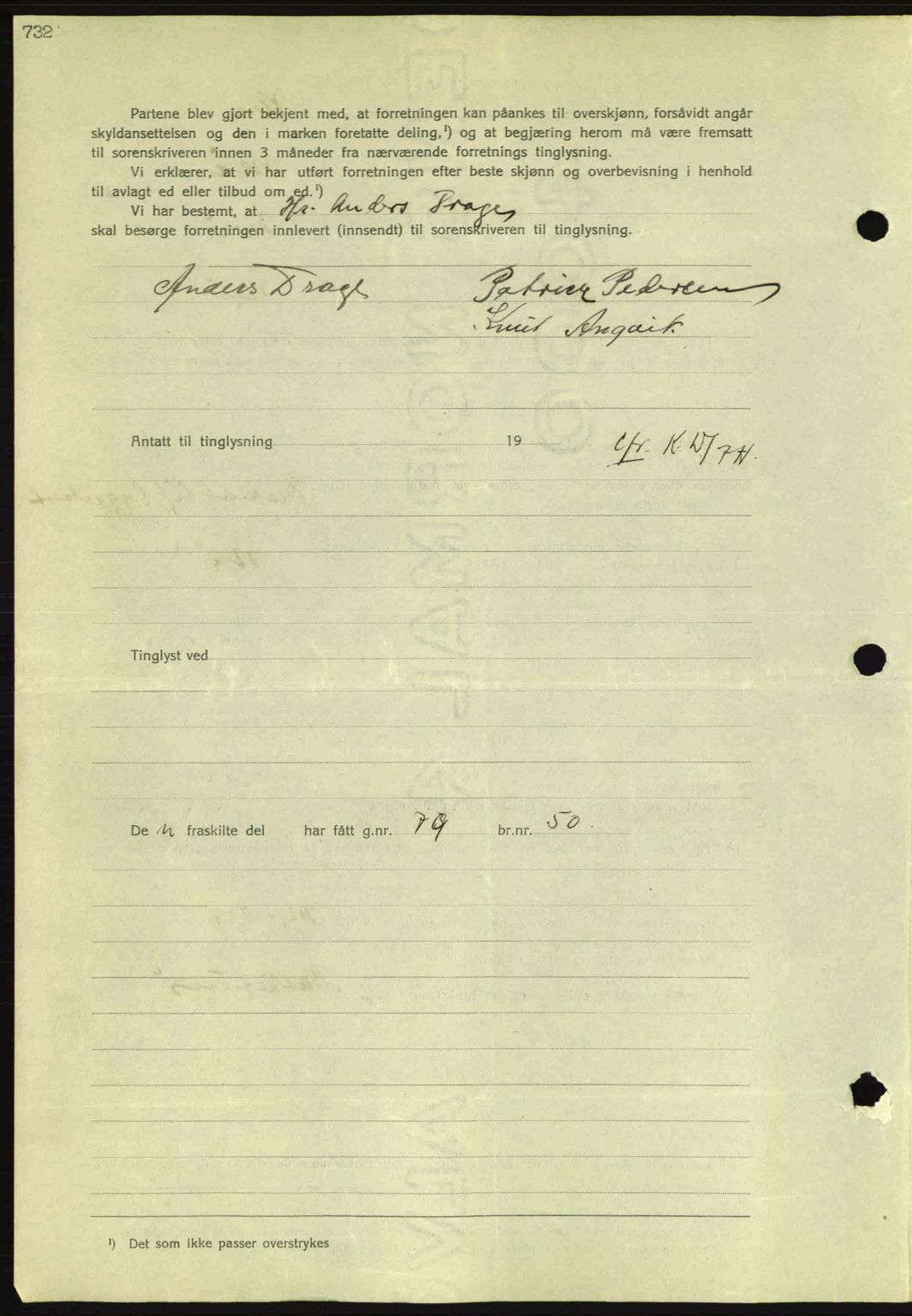 Nordmøre sorenskriveri, AV/SAT-A-4132/1/2/2Ca: Mortgage book no. A81, 1937-1937, Diary no: : 1492/1937