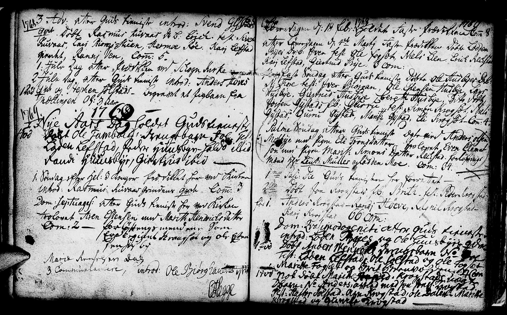 Ministerialprotokoller, klokkerbøker og fødselsregistre - Sør-Trøndelag, AV/SAT-A-1456/667/L0793: Parish register (official) no. 667A01, 1742-1790