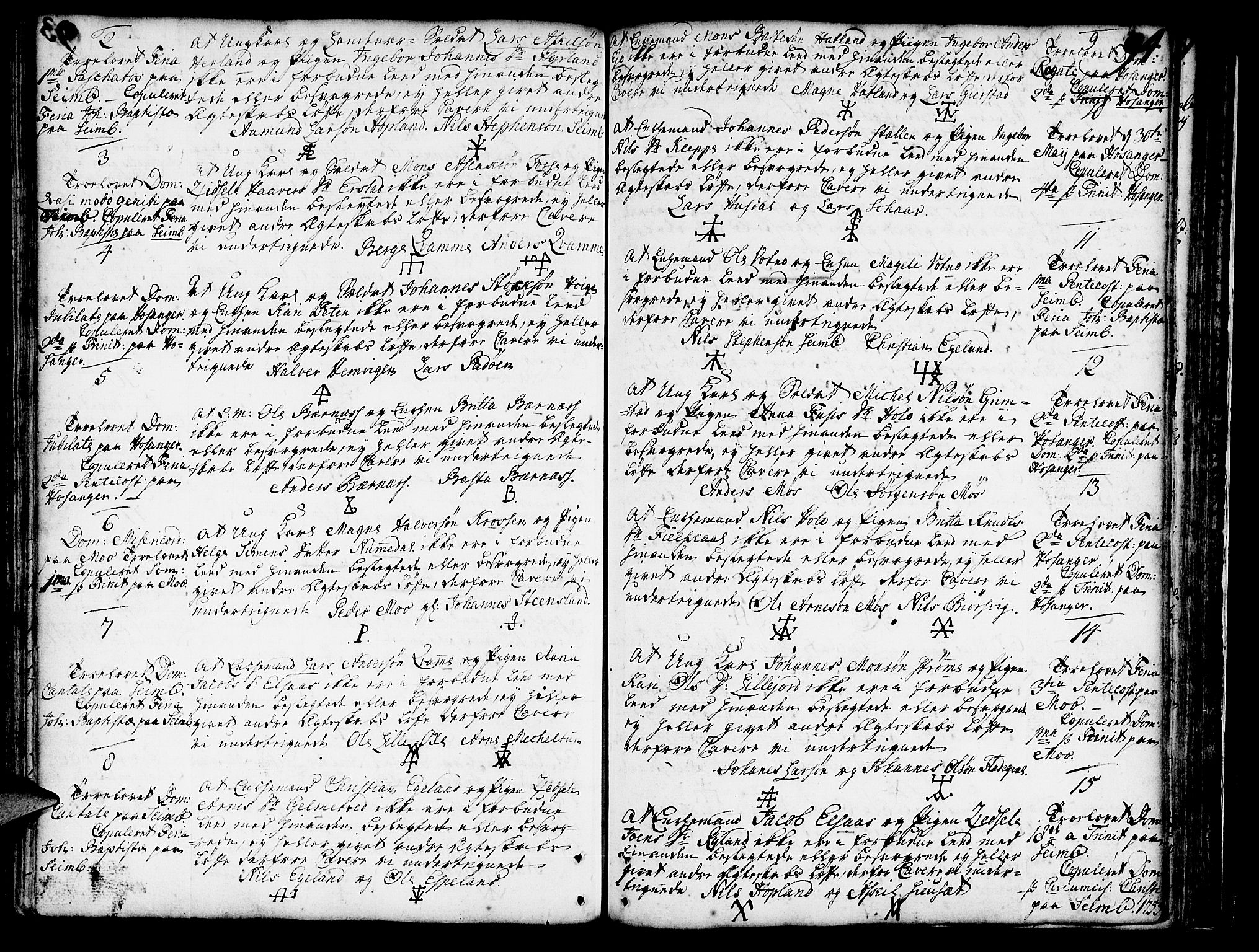 Hosanger sokneprestembete, AV/SAB-A-75801/H/Haa: Parish register (official) no. A 1 /1, 1750-1766, p. 94