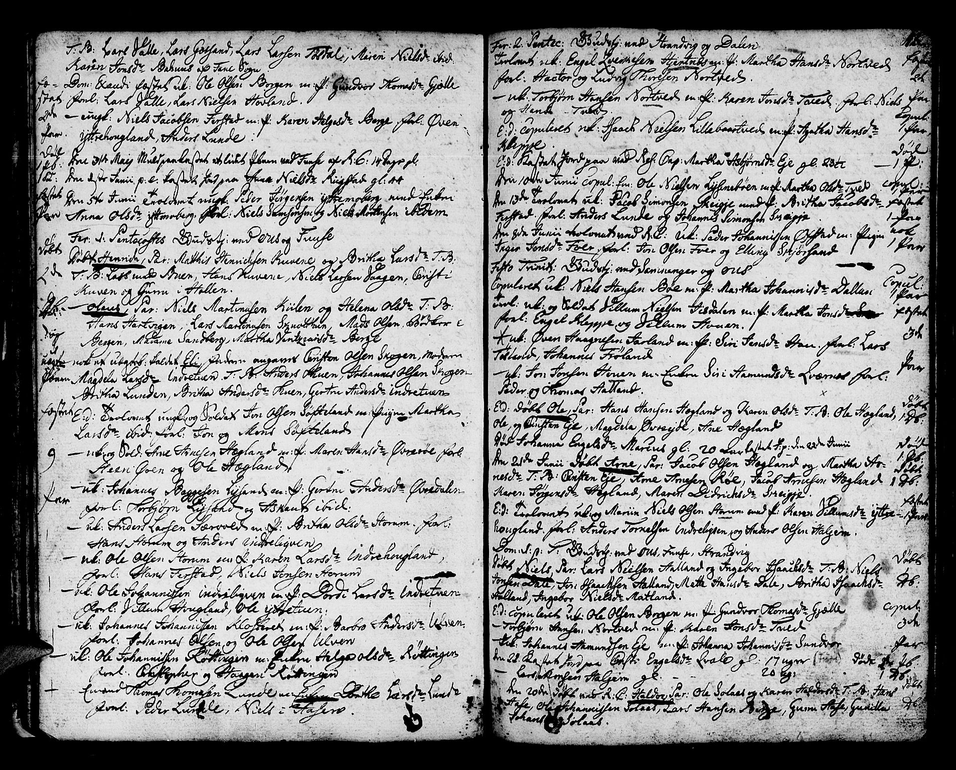 Os sokneprestembete, SAB/A-99929: Parish register (official) no. A 11, 1789-1815, p. 42