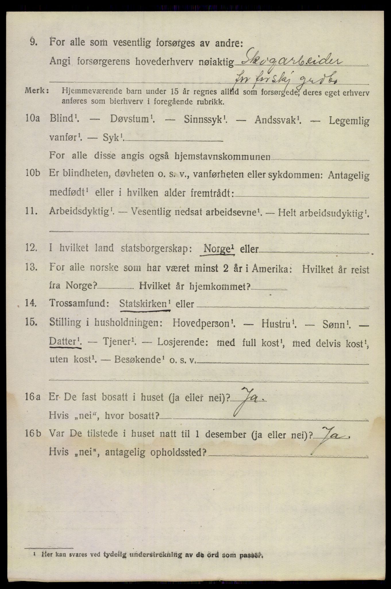 SAKO, 1920 census for Drangedal, 1920, p. 4980