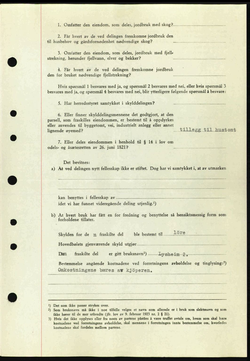 Tønsberg sorenskriveri, AV/SAKO-A-130/G/Ga/Gaa/L0012: Mortgage book no. A12, 1942-1943, Diary no: : 2712/1942