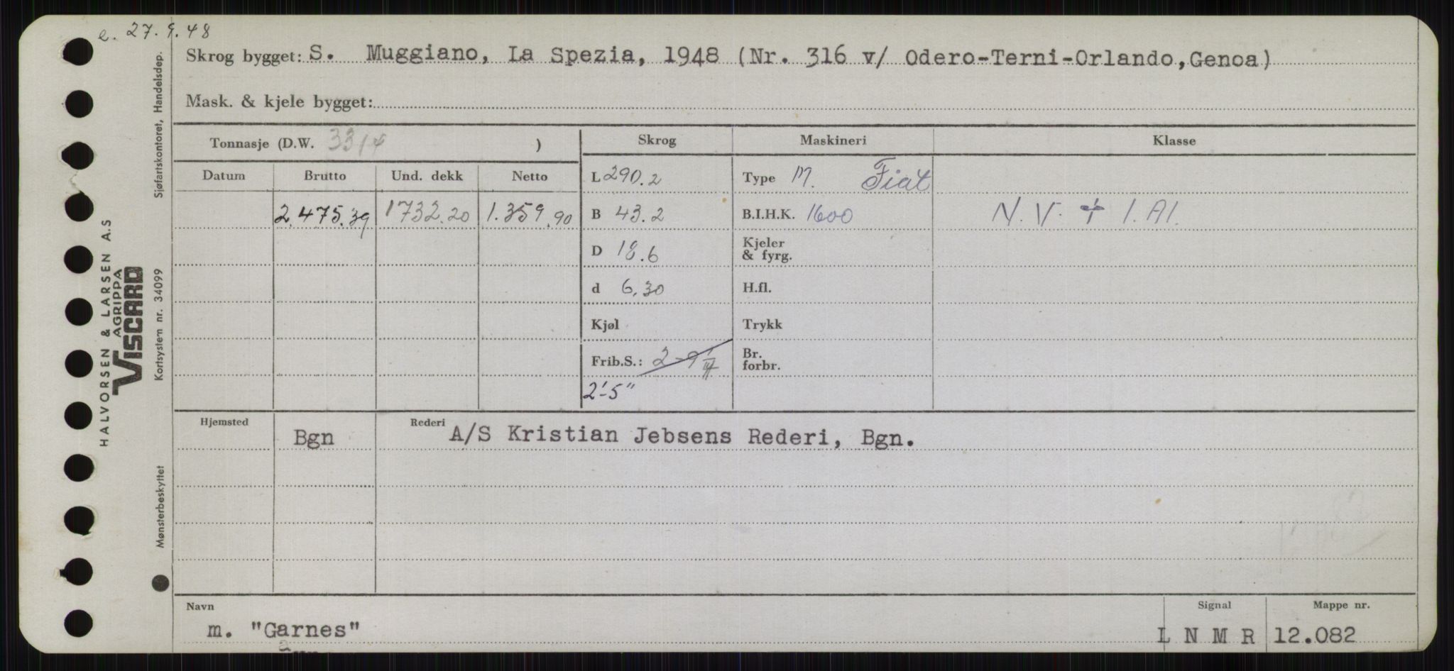 Sjøfartsdirektoratet med forløpere, Skipsmålingen, RA/S-1627/H/Hb/L0002: Fartøy, E-H, p. 193