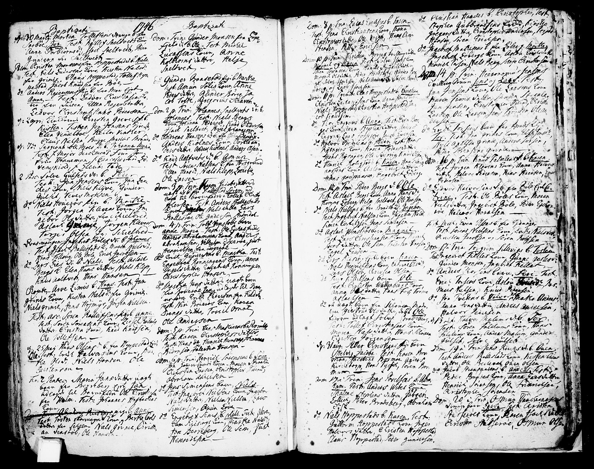 Gjerpen kirkebøker, SAKO/A-265/F/Fa/L0001: Parish register (official) no. I 1, 1681-1746