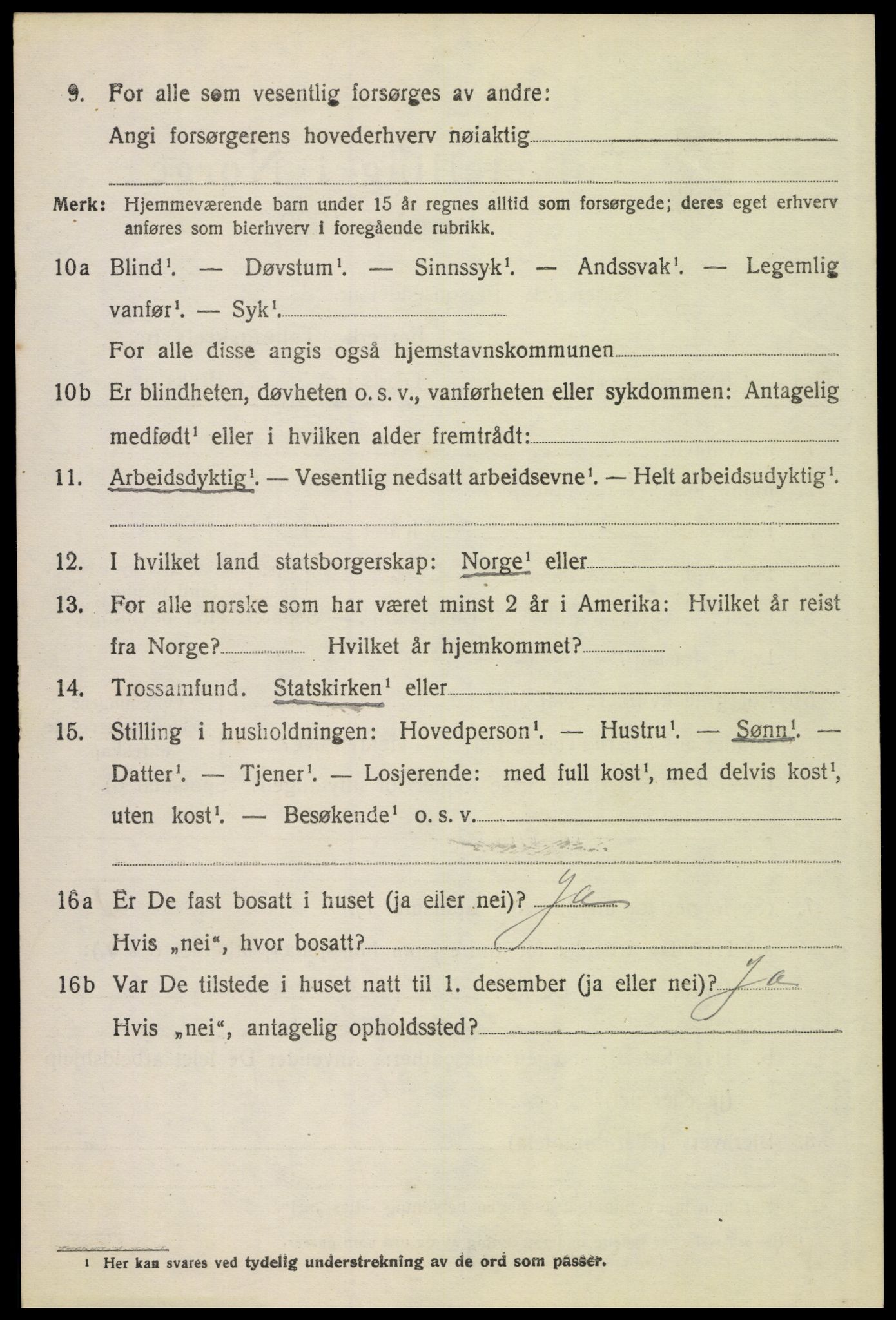 SAH, 1920 census for Grue, 1920, p. 5908