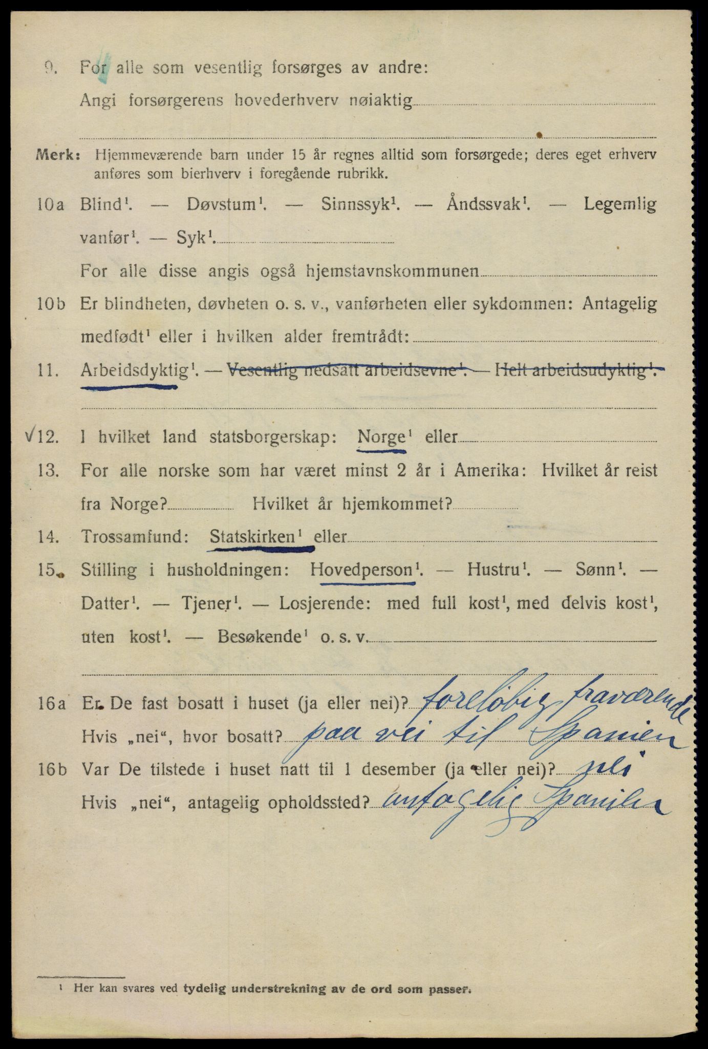 SAO, 1920 census for Kristiania, 1920, p. 161698