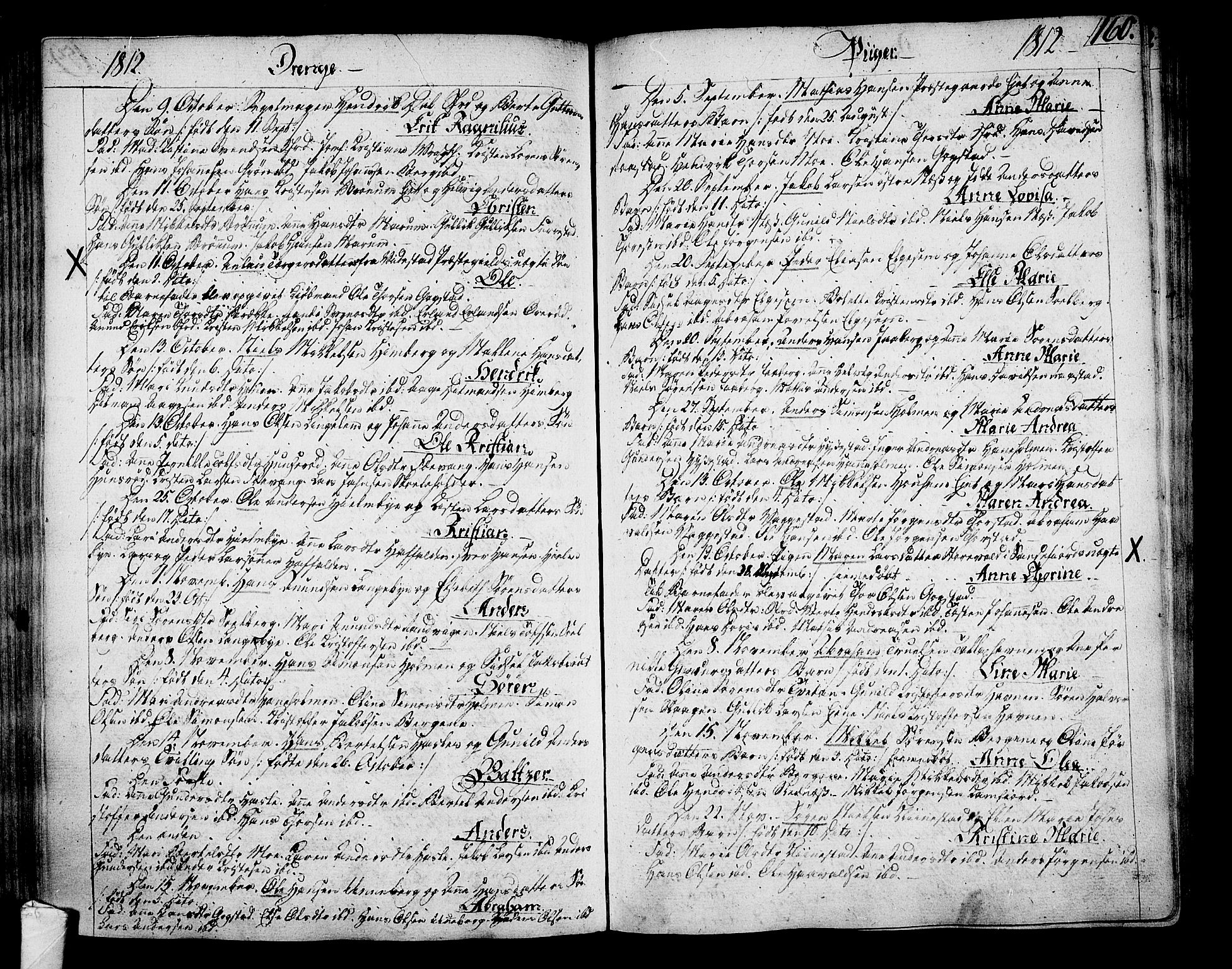 Sandar kirkebøker, SAKO/A-243/F/Fa/L0003: Parish register (official) no. 3, 1789-1814, p. 160