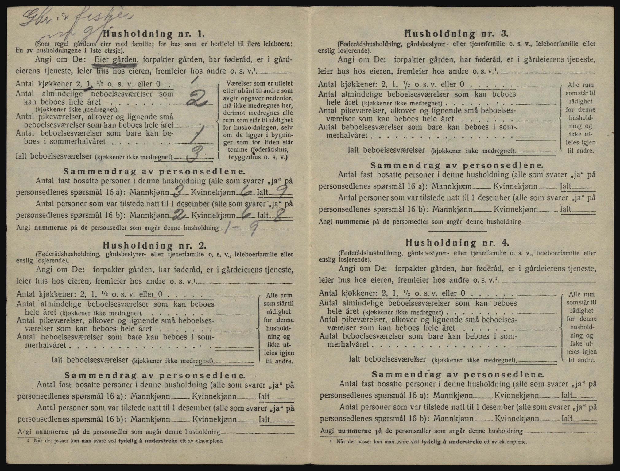 SATØ, 1920 census for Sørfjord, 1920, p. 10