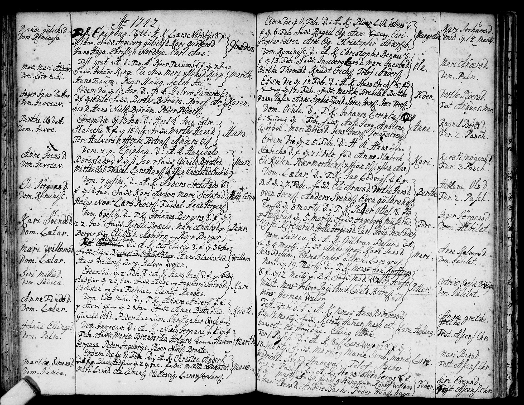 Asker prestekontor Kirkebøker, SAO/A-10256a/F/Fa/L0001: Parish register (official) no. I 1, 1726-1744, p. 75