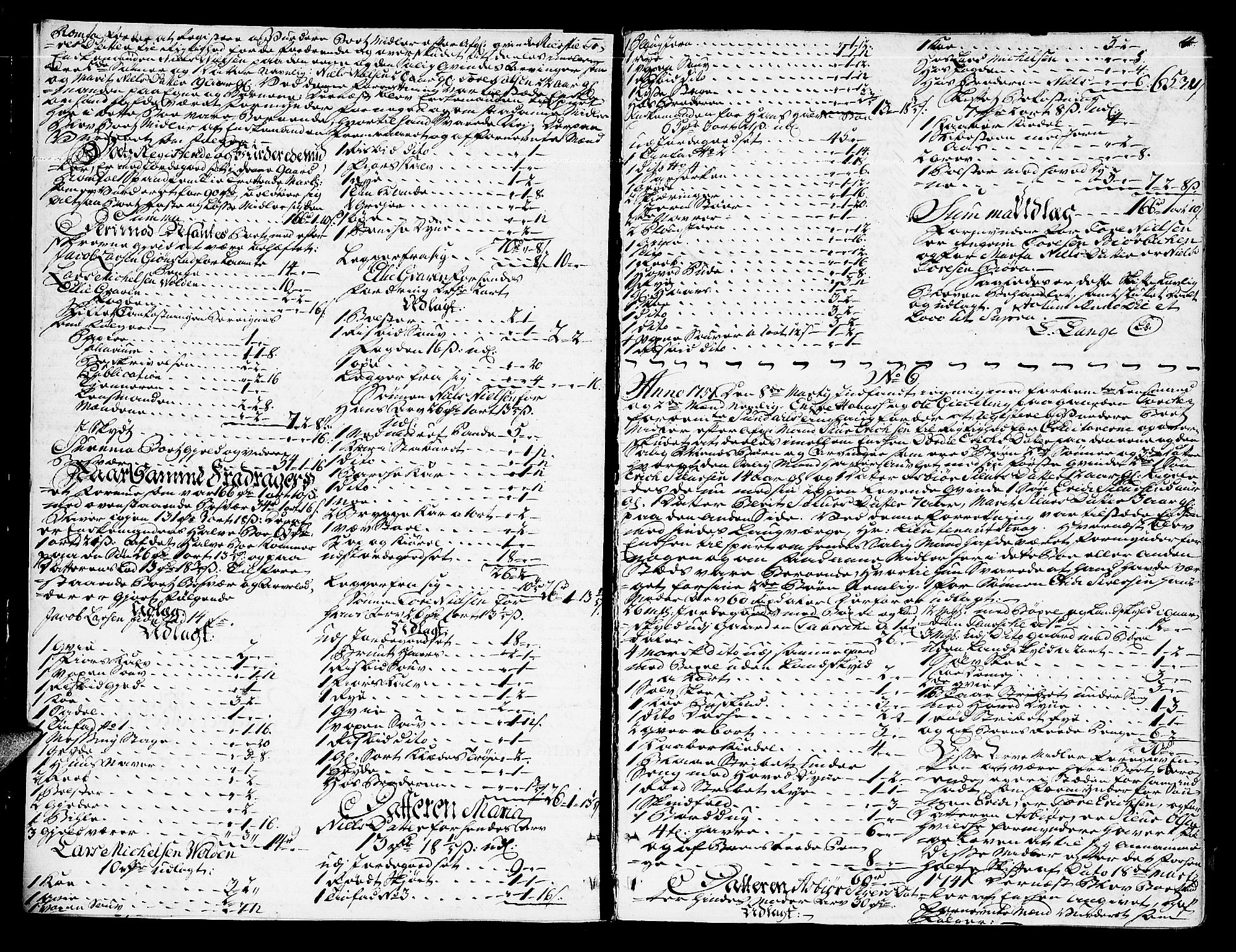 Nordmøre sorenskriveri, AV/SAT-A-4132/1/3/3A/L0011: Skifteprotokoll nr. 10a, 1750-1755, p. 3b-4a