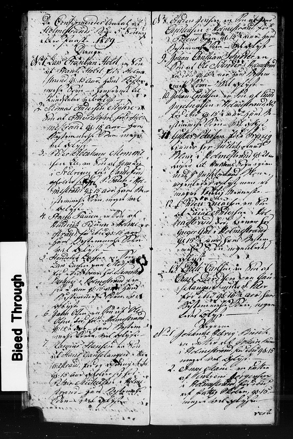 Botne kirkebøker, AV/SAKO-A-340/F/Fa/L0004: Parish register (official) no. I 4, 1799-1846