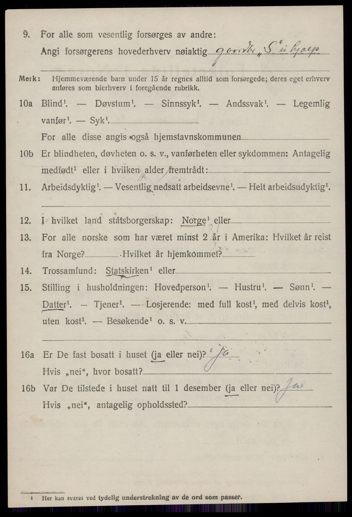 SAT, 1920 census for Bolsøy, 1920, p. 8978