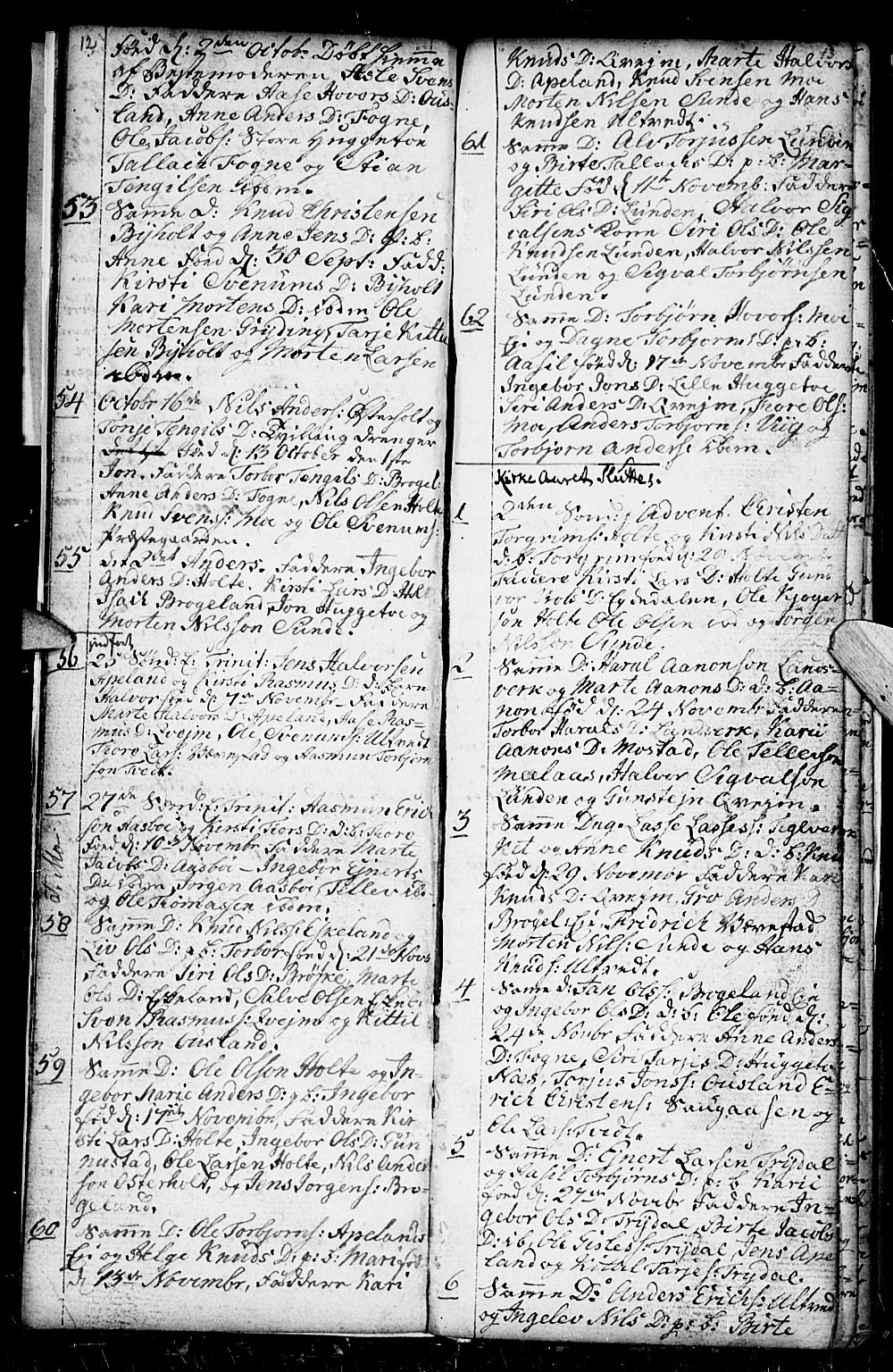 Gjerstad sokneprestkontor, AV/SAK-1111-0014/F/Fb/Fba/L0001: Parish register (copy) no. B 1, 1797-1816, p. 12-13