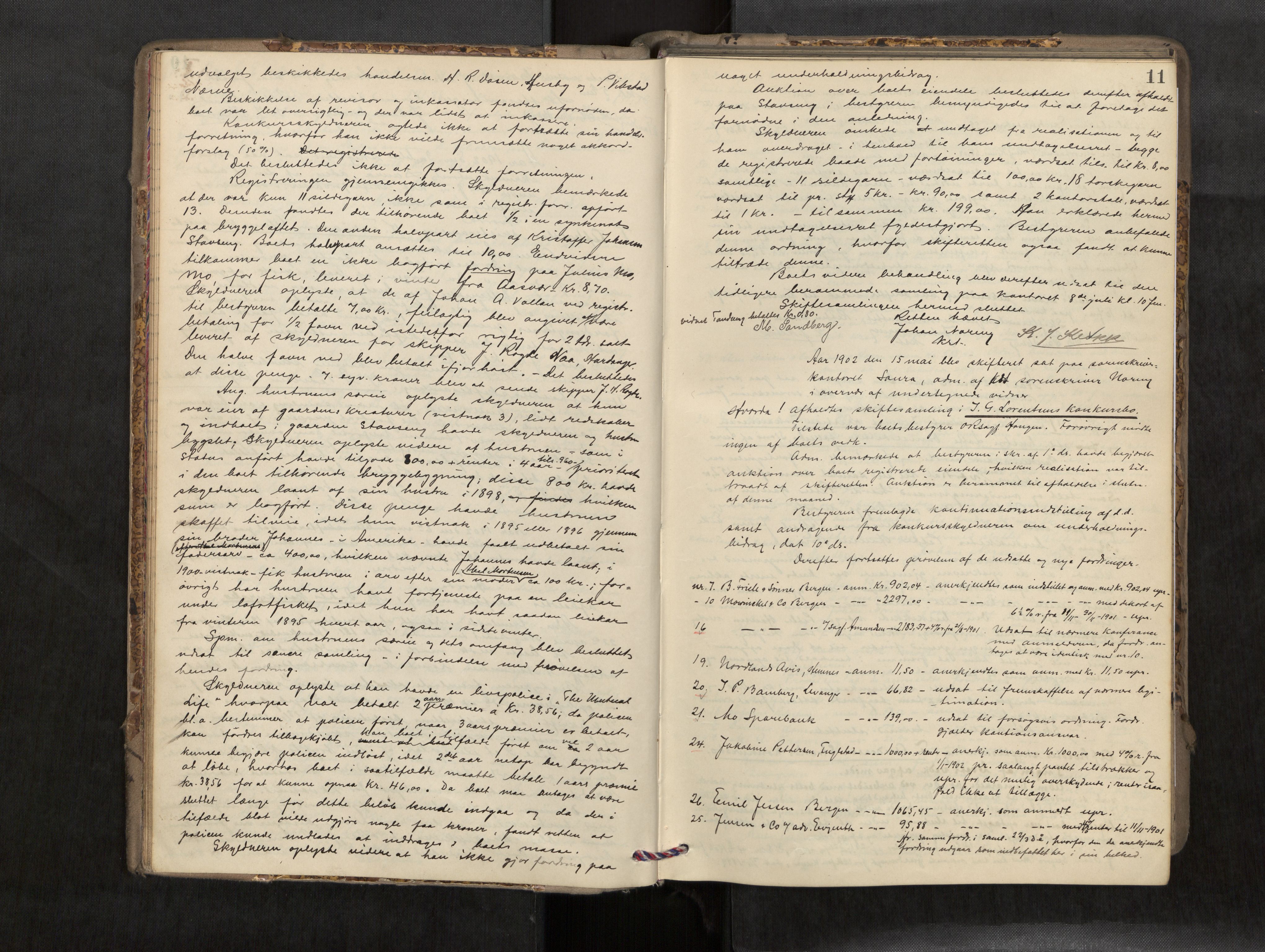Rana sorenskriveri , AV/SAT-A-1108/1/3/3B/L0007: Skiftebehandlingsprotokoll, 1901-1909, p. 11