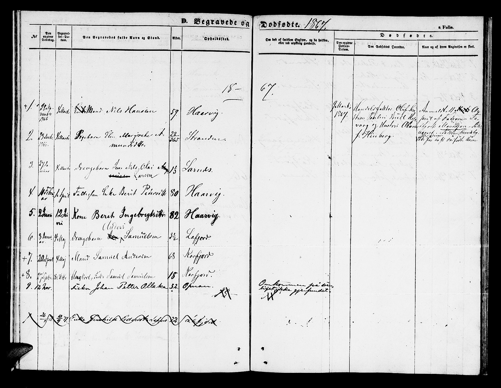 Måsøy sokneprestkontor, AV/SATØ-S-1348/H/Hb/L0003klokker: Parish register (copy) no. 3, 1861-1886