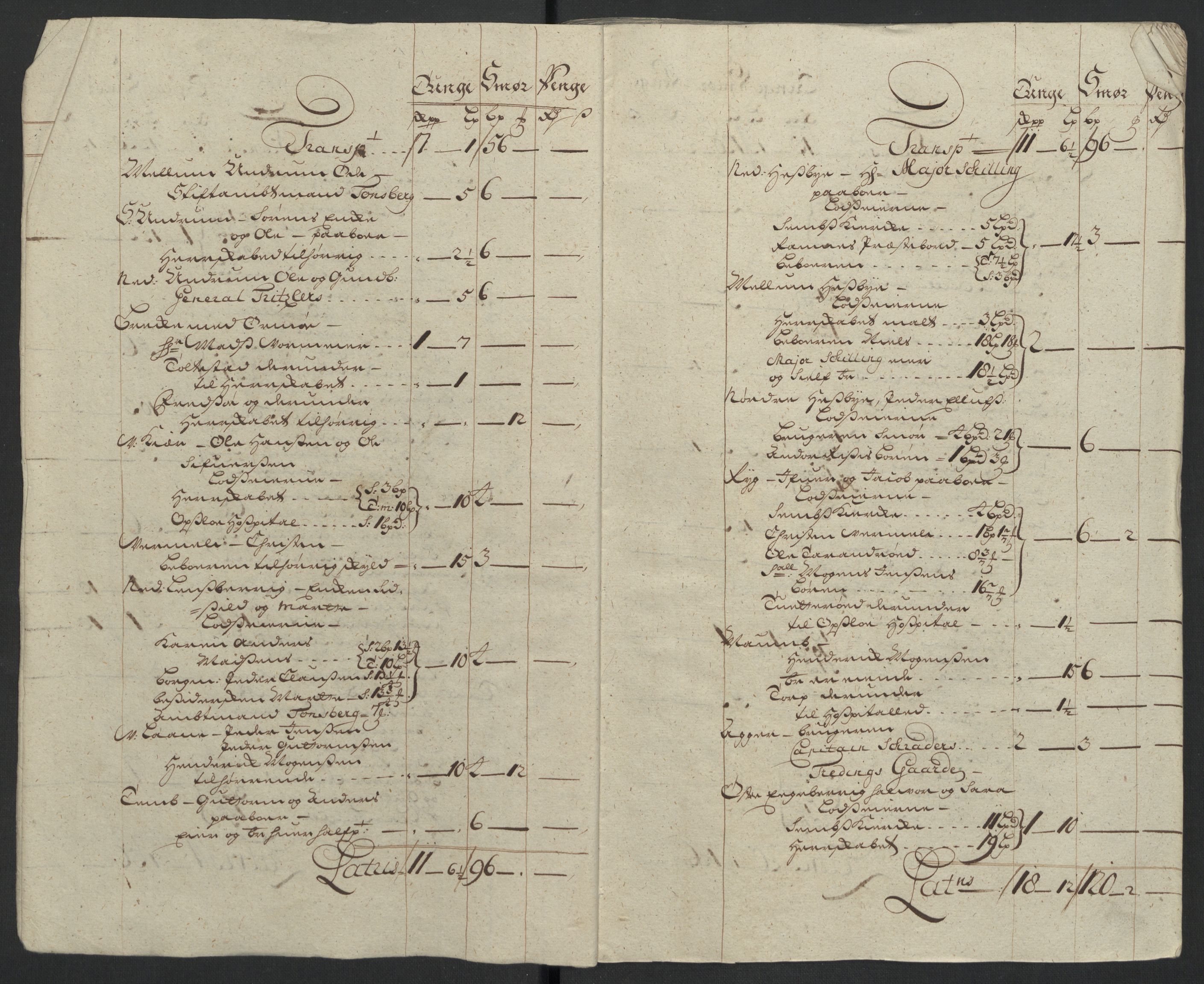 Rentekammeret inntil 1814, Reviderte regnskaper, Fogderegnskap, AV/RA-EA-4092/R32/L1876: Fogderegnskap Jarlsberg grevskap, 1711, p. 22