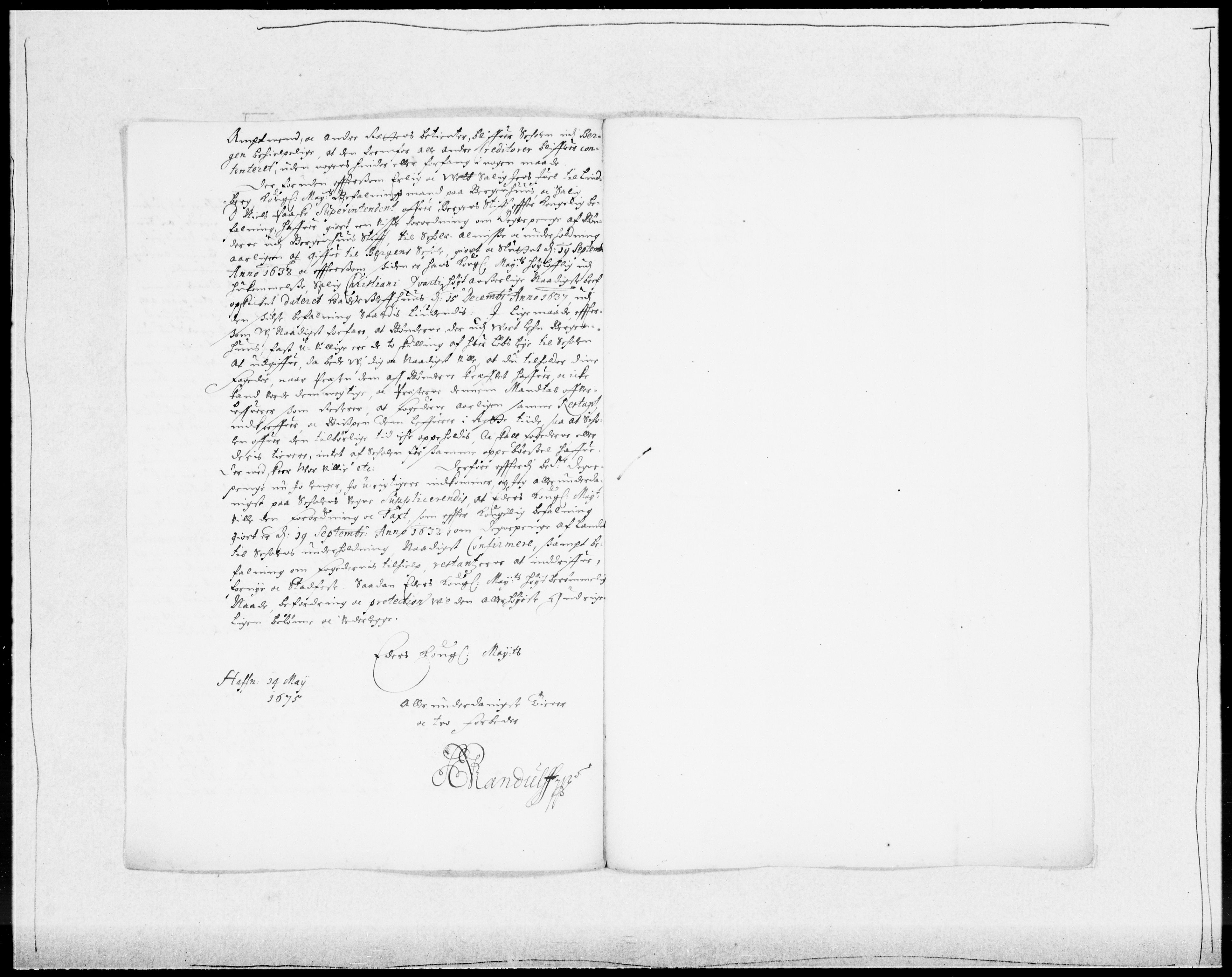 Danske Kanselli 1572-1799, AV/RA-EA-3023/F/Fc/Fcc/Fcca/L0032: Norske innlegg 1572-1799, 1674-1680, p. 215