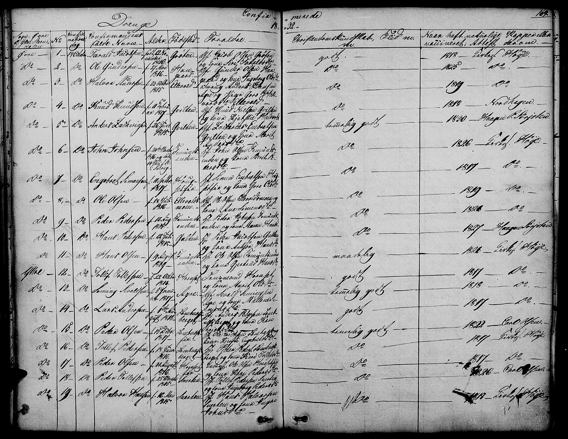 Rendalen prestekontor, SAH/PREST-054/H/Ha/Haa/L0004: Parish register (official) no. 4, 1829-1852, p. 169