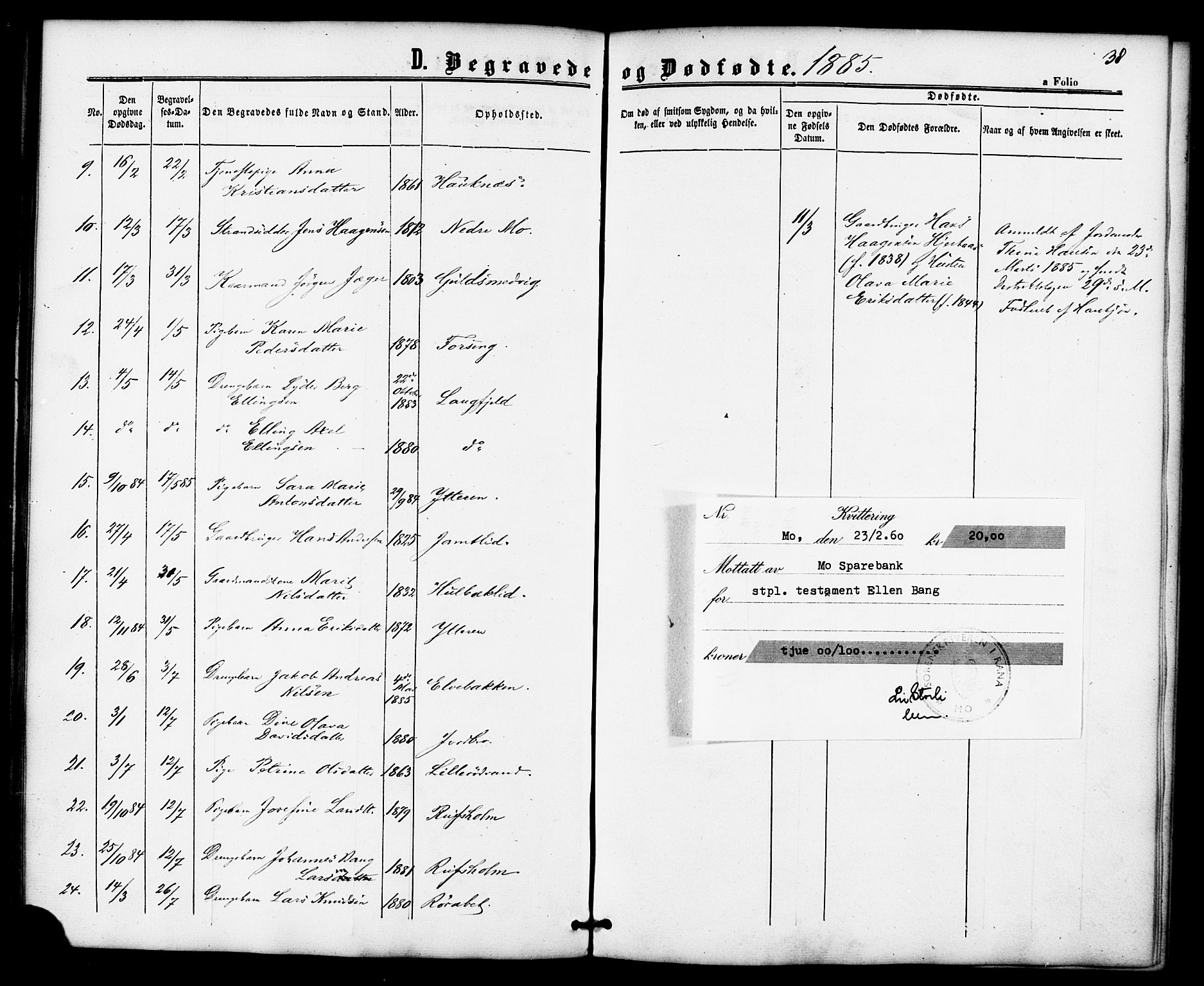 Ministerialprotokoller, klokkerbøker og fødselsregistre - Nordland, AV/SAT-A-1459/827/L0396: Parish register (official) no. 827A08, 1864-1886, p. 38