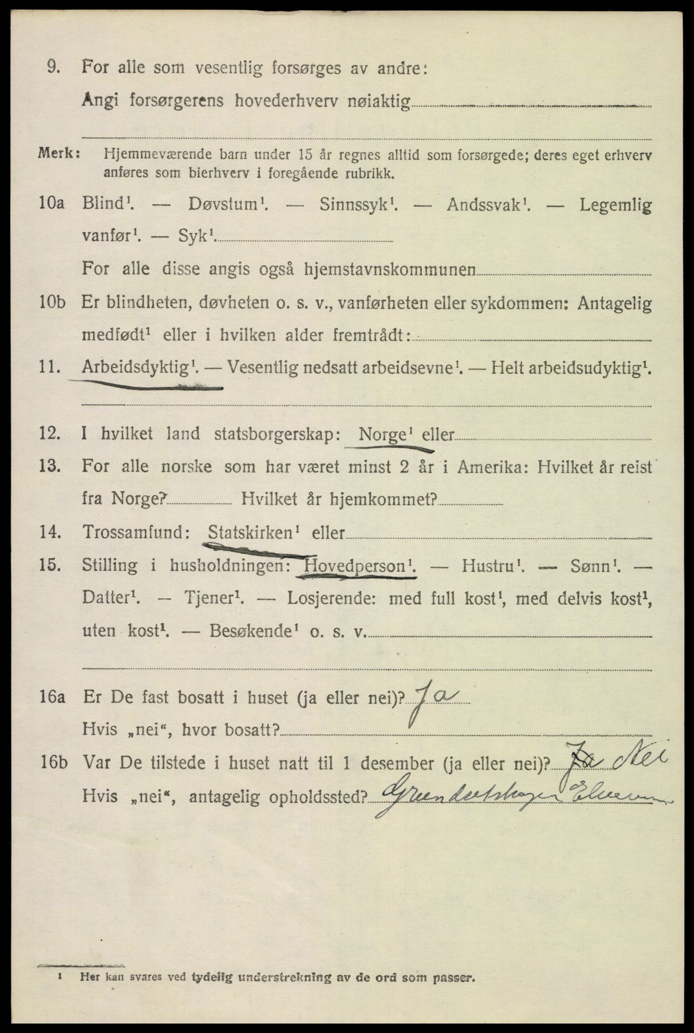 SAH, 1920 census for Løten, 1920, p. 9822