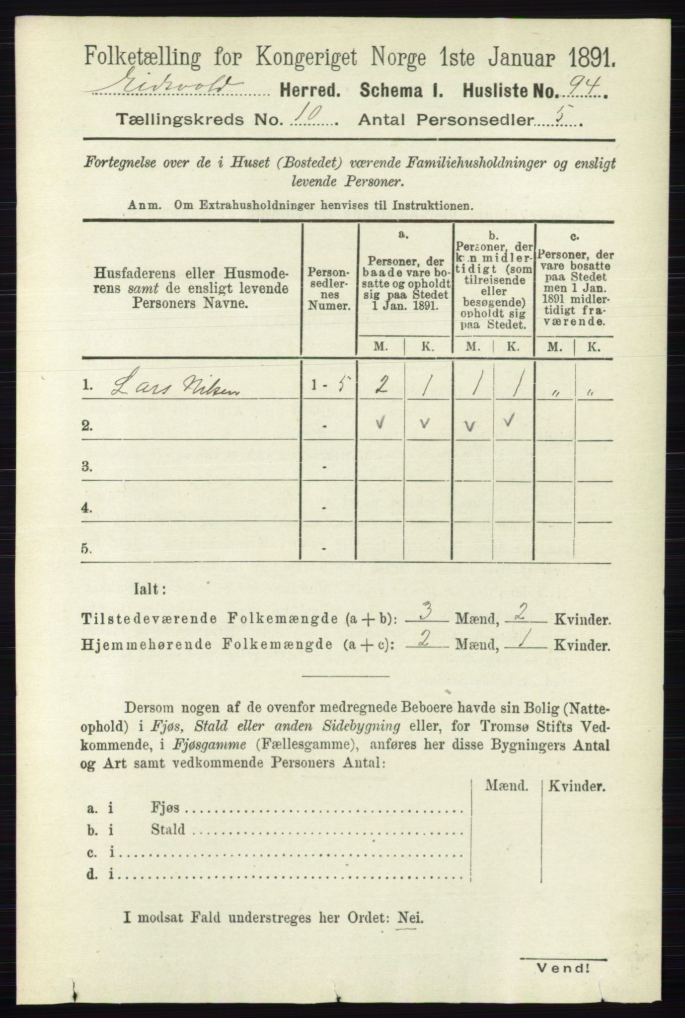 RA, 1891 census for 0237 Eidsvoll, 1891, p. 6773