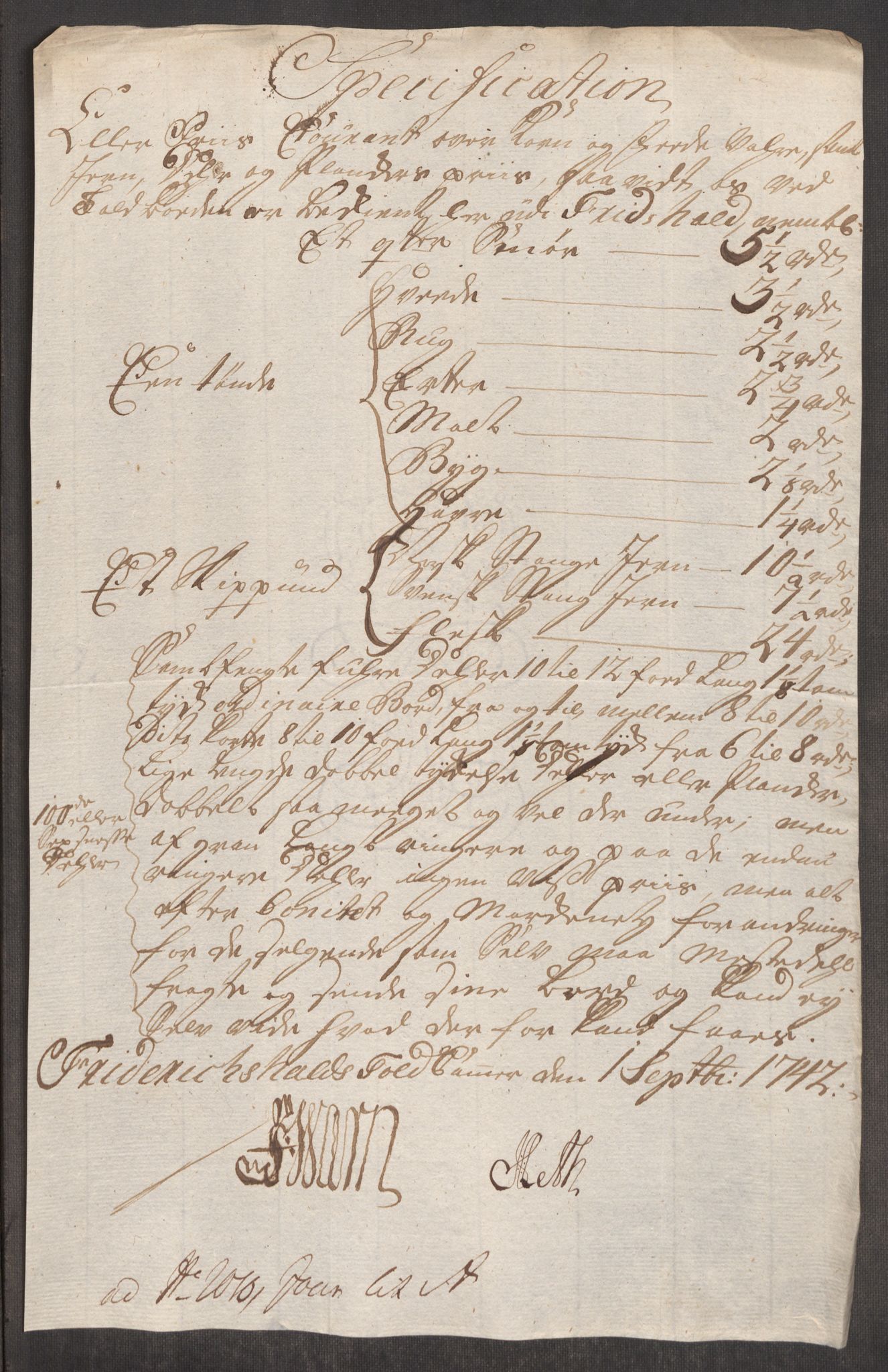 Rentekammeret inntil 1814, Realistisk ordnet avdeling, RA/EA-4070/Oe/L0002: [Ø1]: Priskuranter, 1740-1744, p. 401