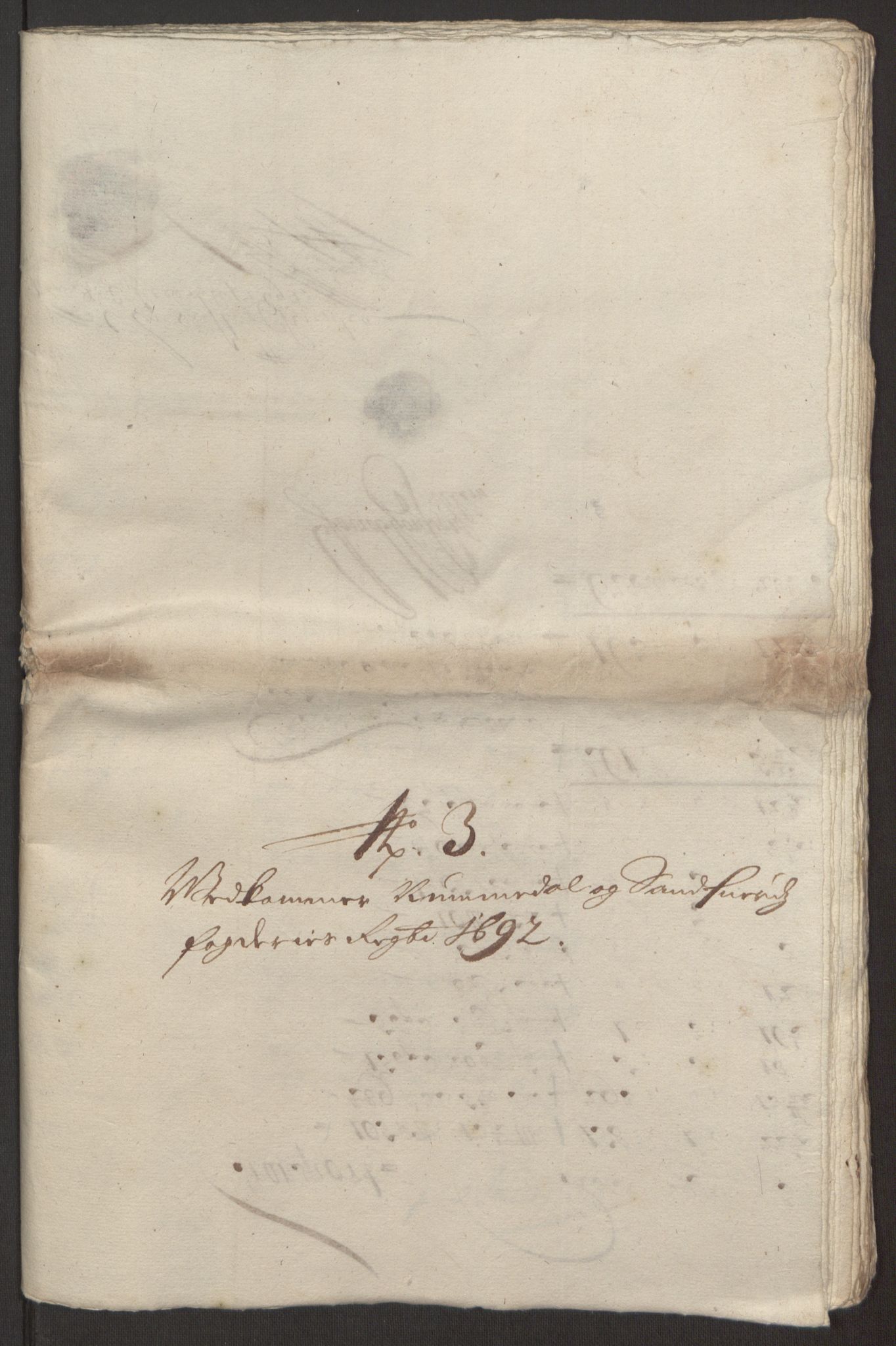 Rentekammeret inntil 1814, Reviderte regnskaper, Fogderegnskap, AV/RA-EA-4092/R24/L1575: Fogderegnskap Numedal og Sandsvær, 1692-1695, p. 449