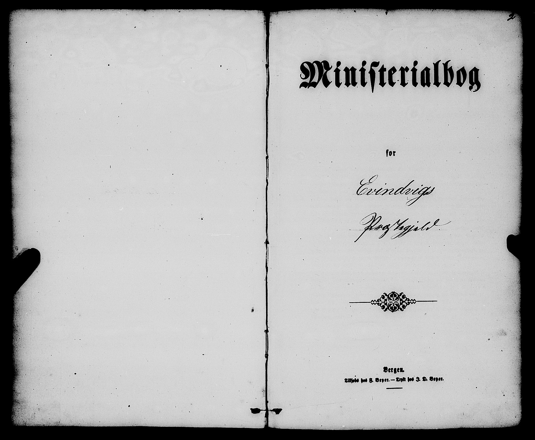 Gulen sokneprestembete, SAB/A-80201/H/Haa/Haaa/L0022: Parish register (official) no. A 22, 1859-1869, p. 2