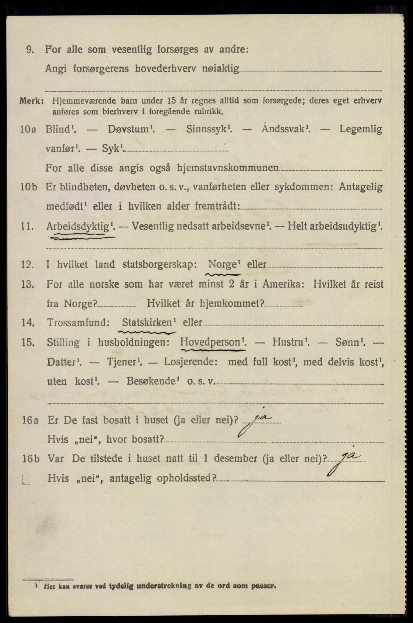 SAO, 1920 census for Oppegård, 1920, p. 2336