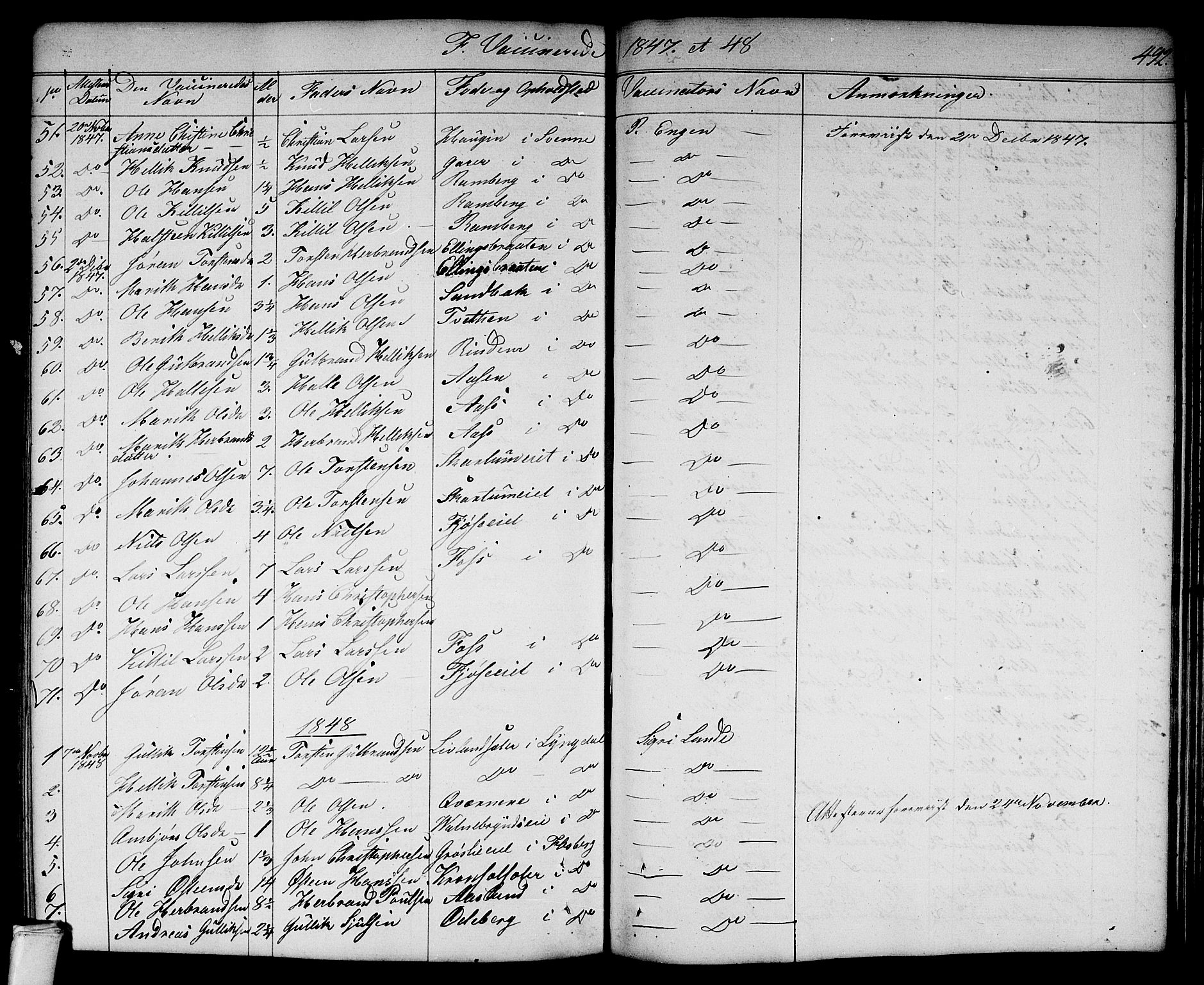 Flesberg kirkebøker, SAKO/A-18/G/Ga/L0002: Parish register (copy) no. I 2, 1834-1860, p. 492