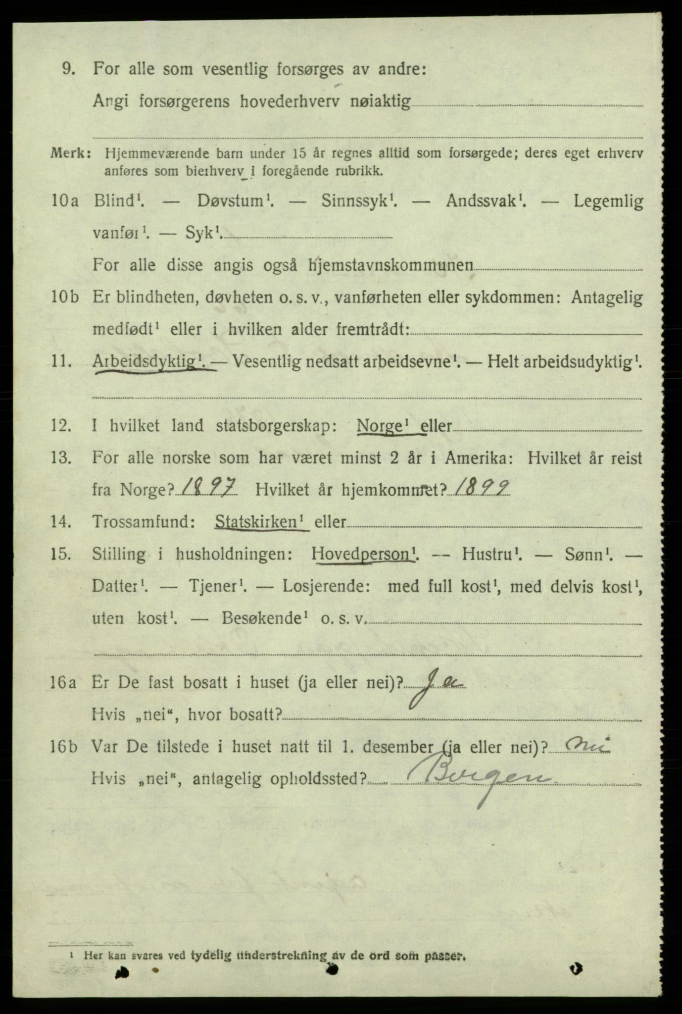 SAB, 1920 census for Kvinnherad, 1920, p. 7147