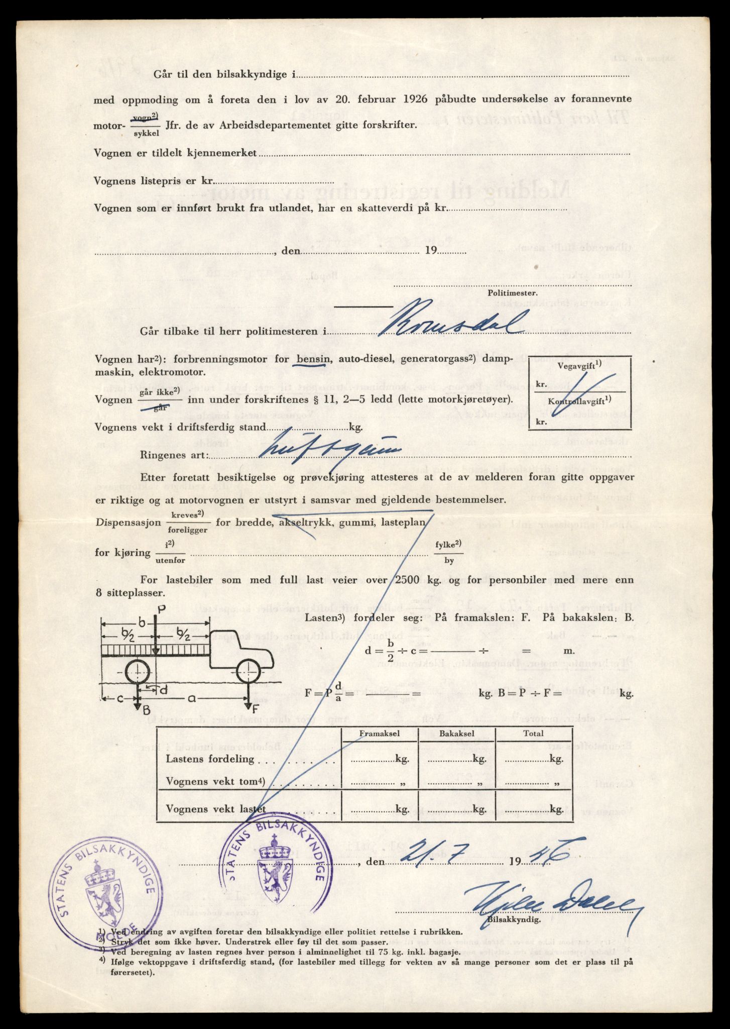 Møre og Romsdal vegkontor - Ålesund trafikkstasjon, AV/SAT-A-4099/F/Fe/L0040: Registreringskort for kjøretøy T 13531 - T 13709, 1927-1998, p. 241