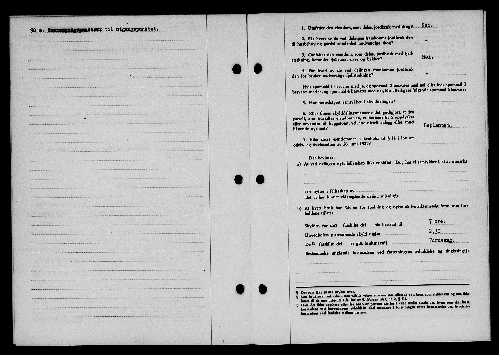 Karmsund sorenskriveri, SAST/A-100311/01/II/IIB/L0081: Mortgage book no. 62A, 1943-1944, Diary no: : 807/1944