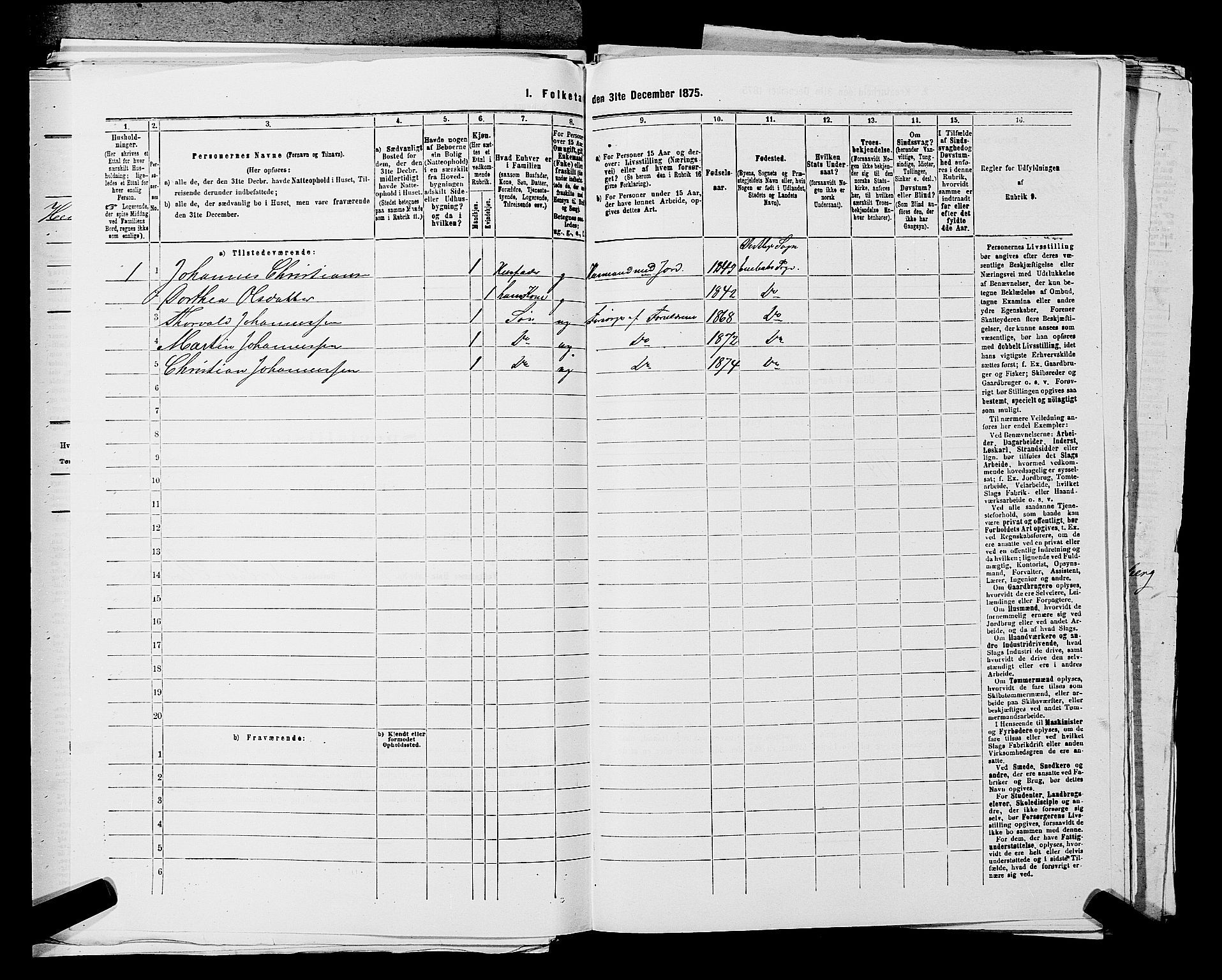 RA, 1875 census for 0229P Enebakk, 1875, p. 921