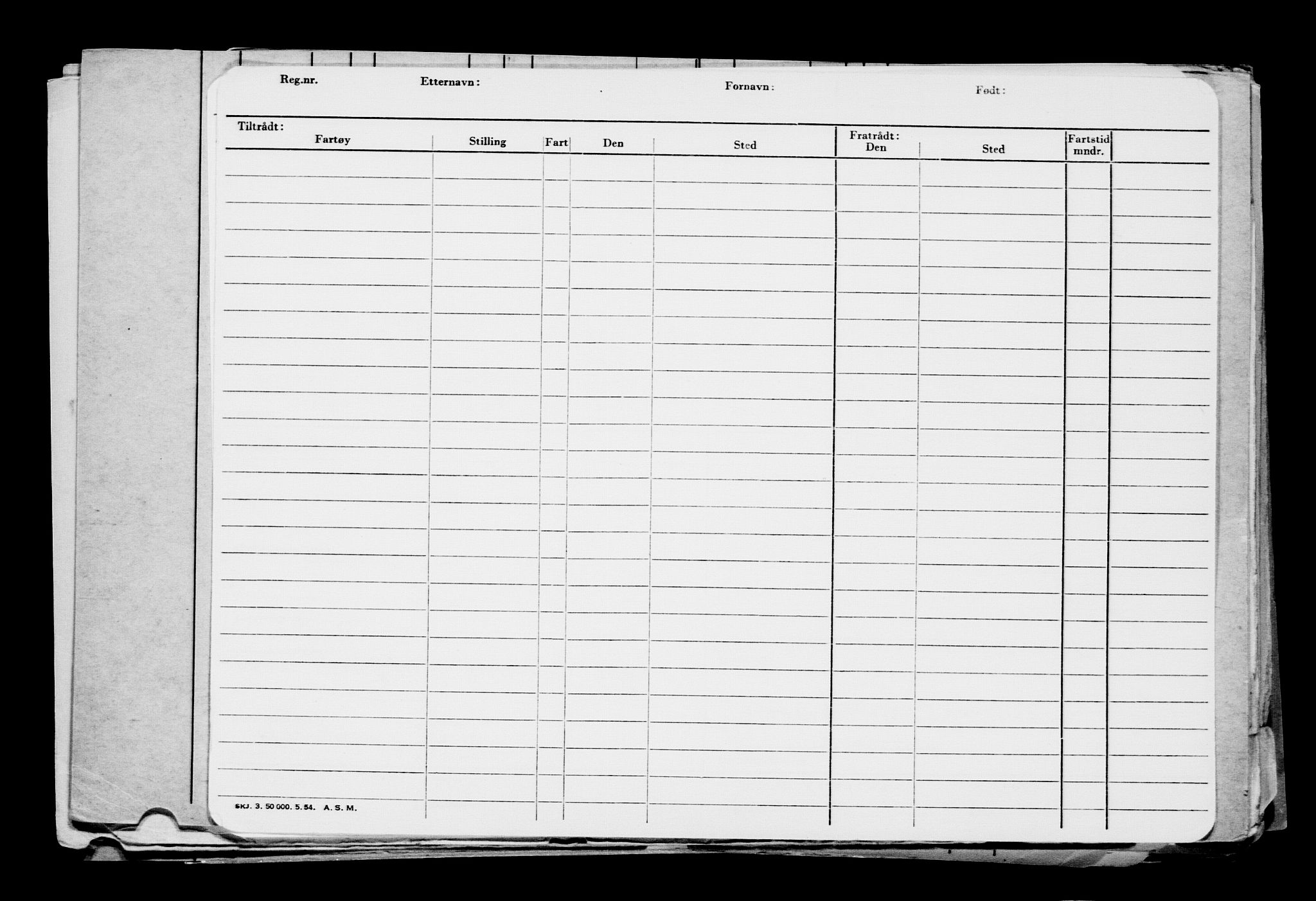 Direktoratet for sjømenn, AV/RA-S-3545/G/Gb/L0210: Hovedkort, 1922, p. 88