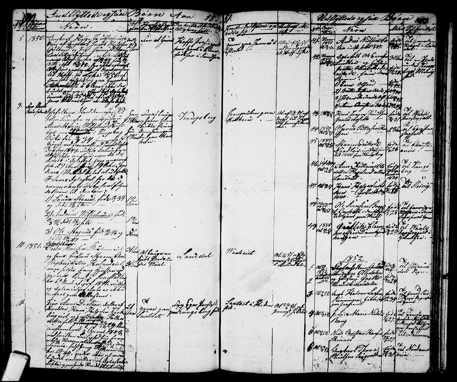 Sandsvær kirkebøker, AV/SAKO-A-244/G/Ga/L0004: Parish register (copy) no. I 4, 1840-1856, p. 321